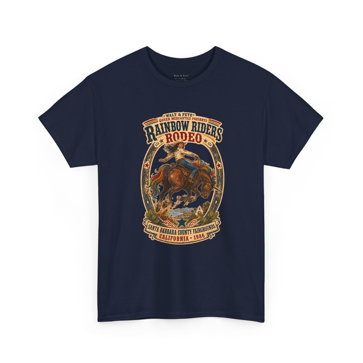 Copy of Copy of Rainbow Riders Rodeo Arizona 1972 Pride T-Shirt | Queer Cowgirl Tee