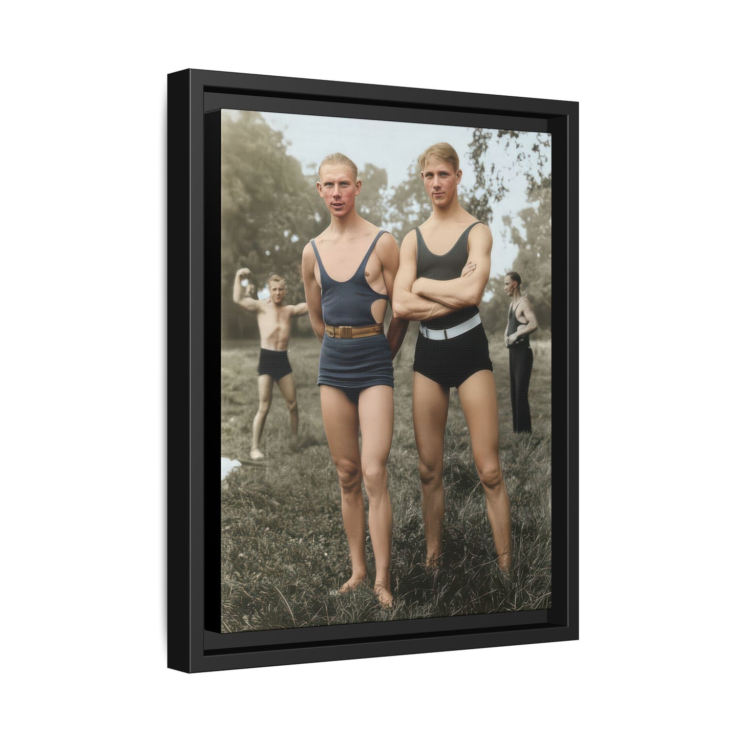nager 037 | Framed Vintage Photo - Matte Canvas