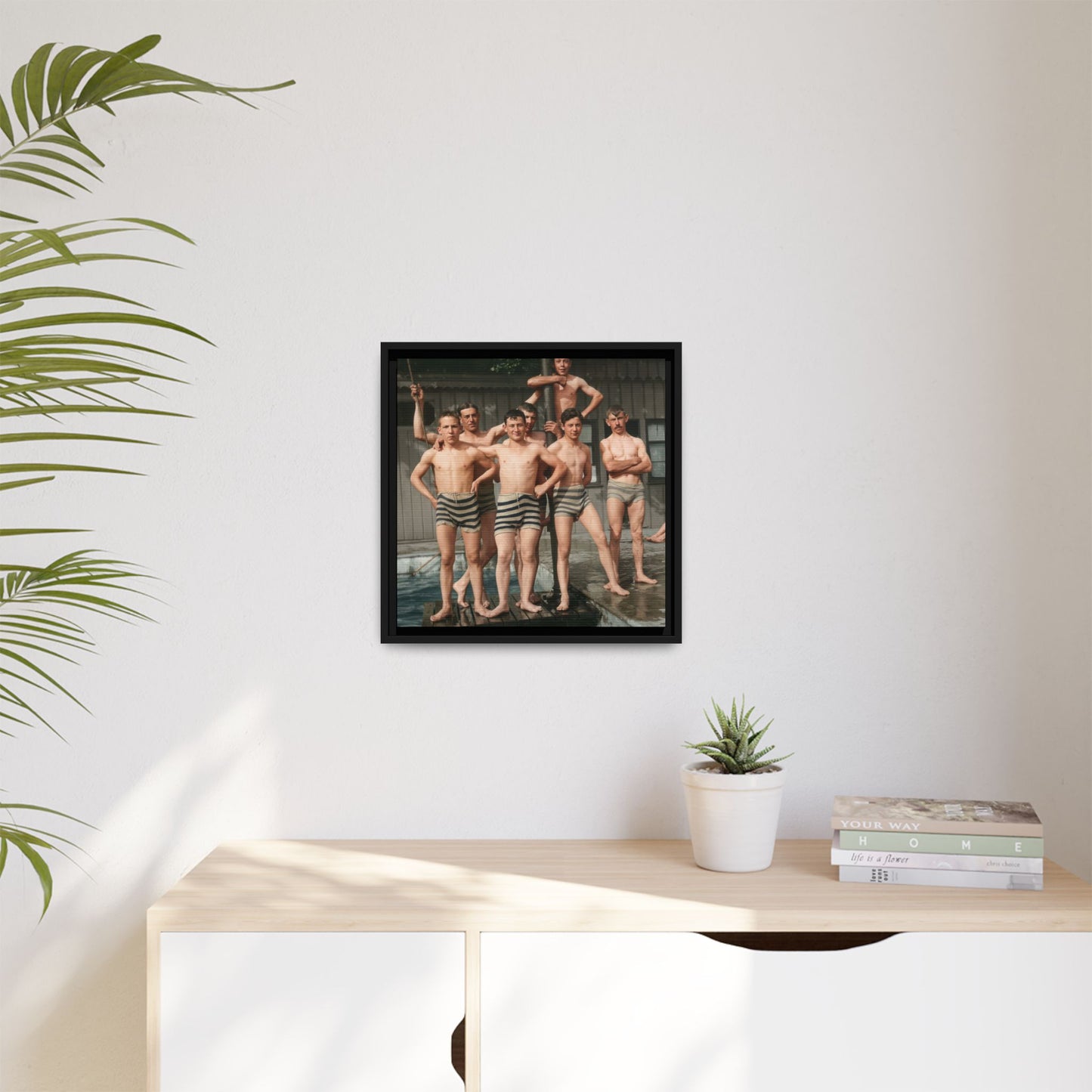nager 010 | Framed Vintage Photo - Matte Canvas