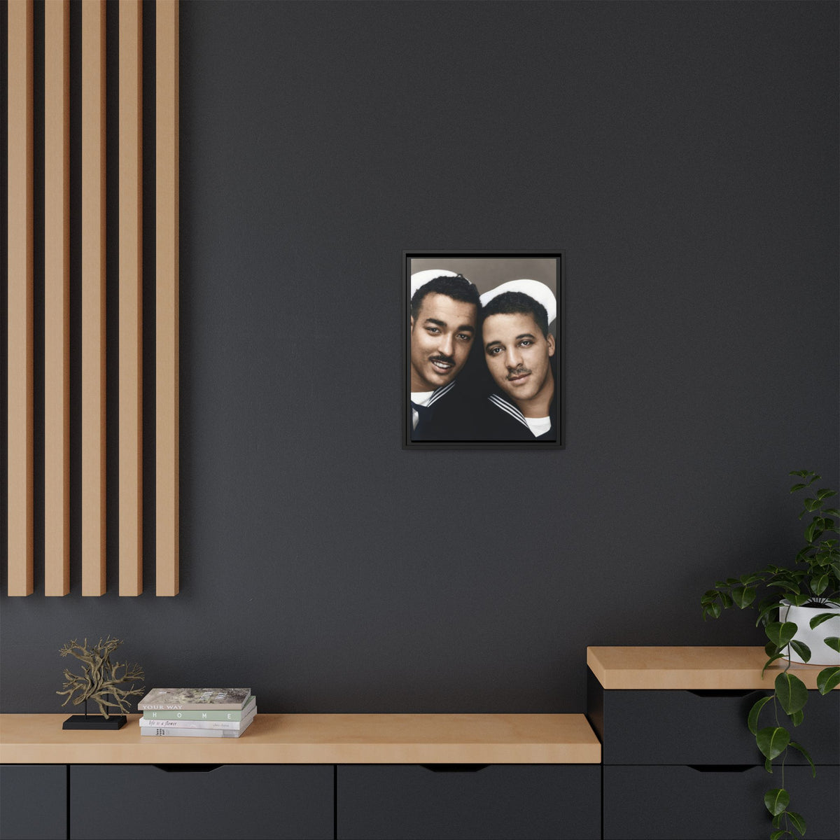 paire 157 | Framed Vintage Photo - Matte Canvas