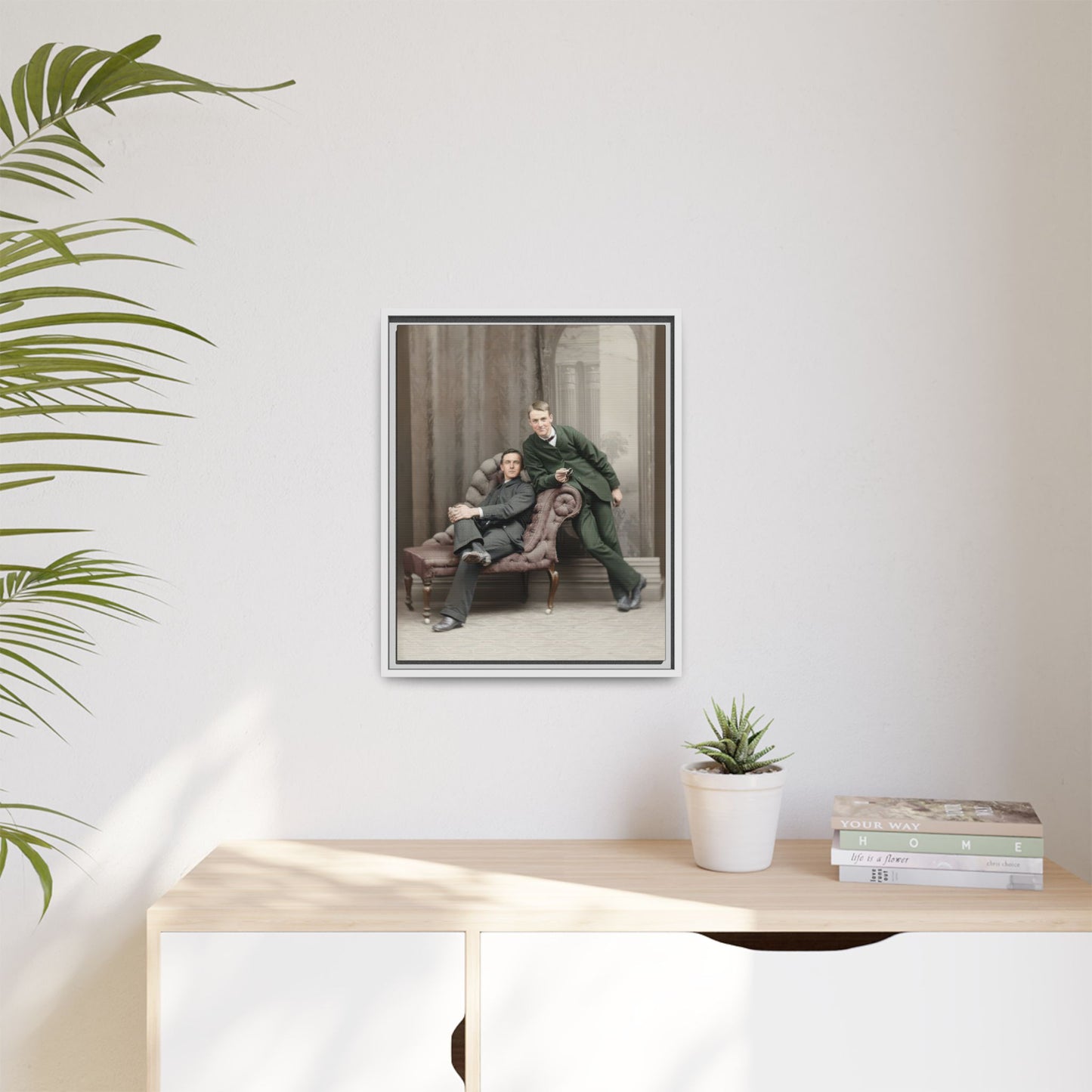 paire 148 | Framed Vintage Photo - Matte Canvas