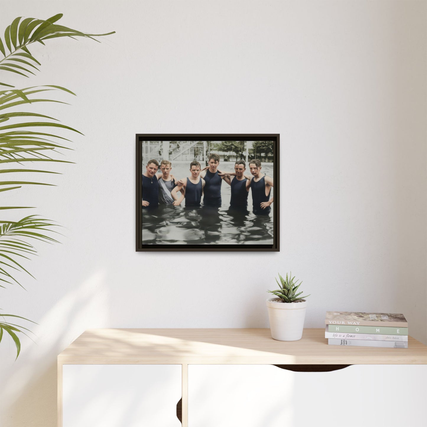 nager 042 | Framed Vintage Photo - Matte Canvas