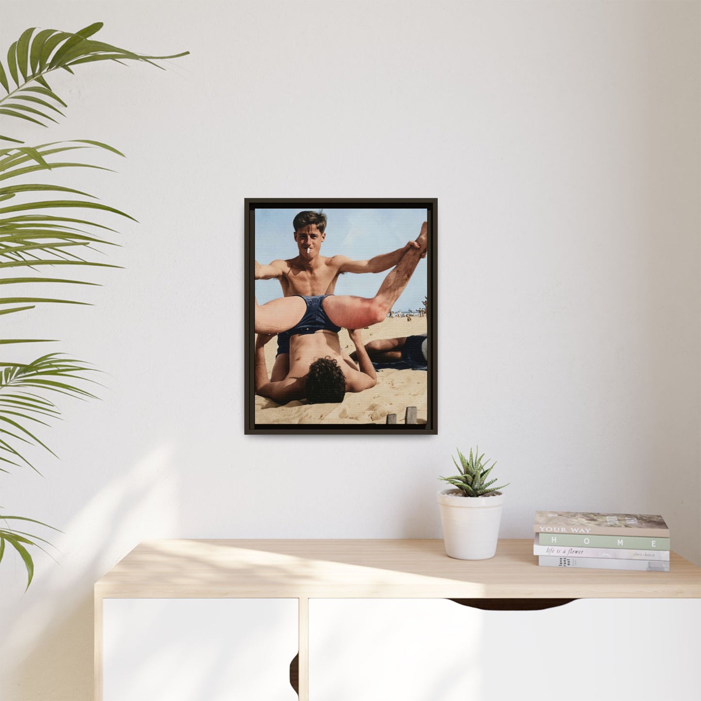nager 004 | Framed Vintage Photo - Matte Canvas