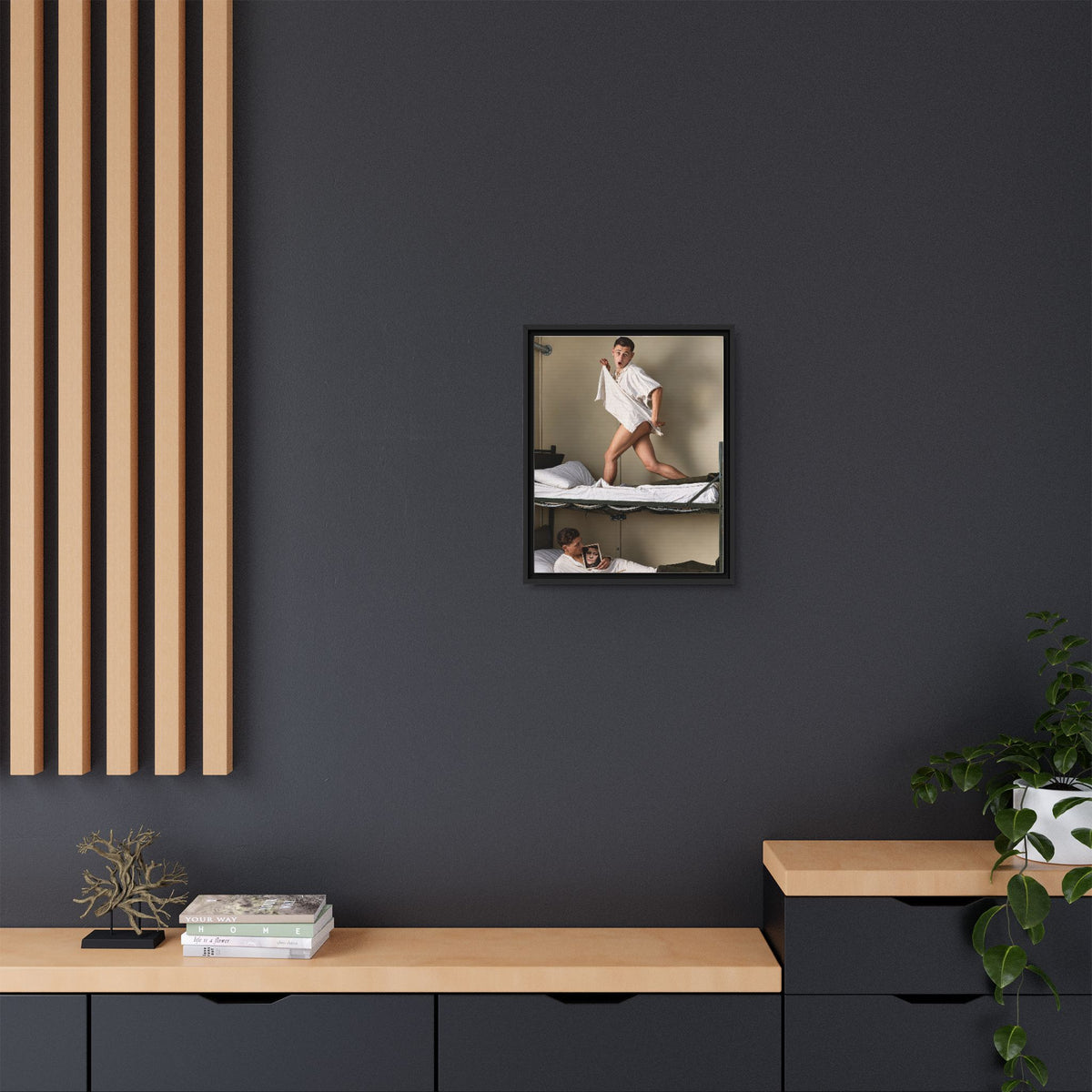 paire 168 | Framed Vintage Photo - Matte Canvas