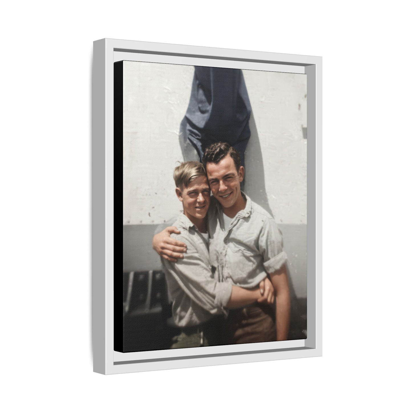 paire 136 | Framed Vintage Photo - Matte Canvas