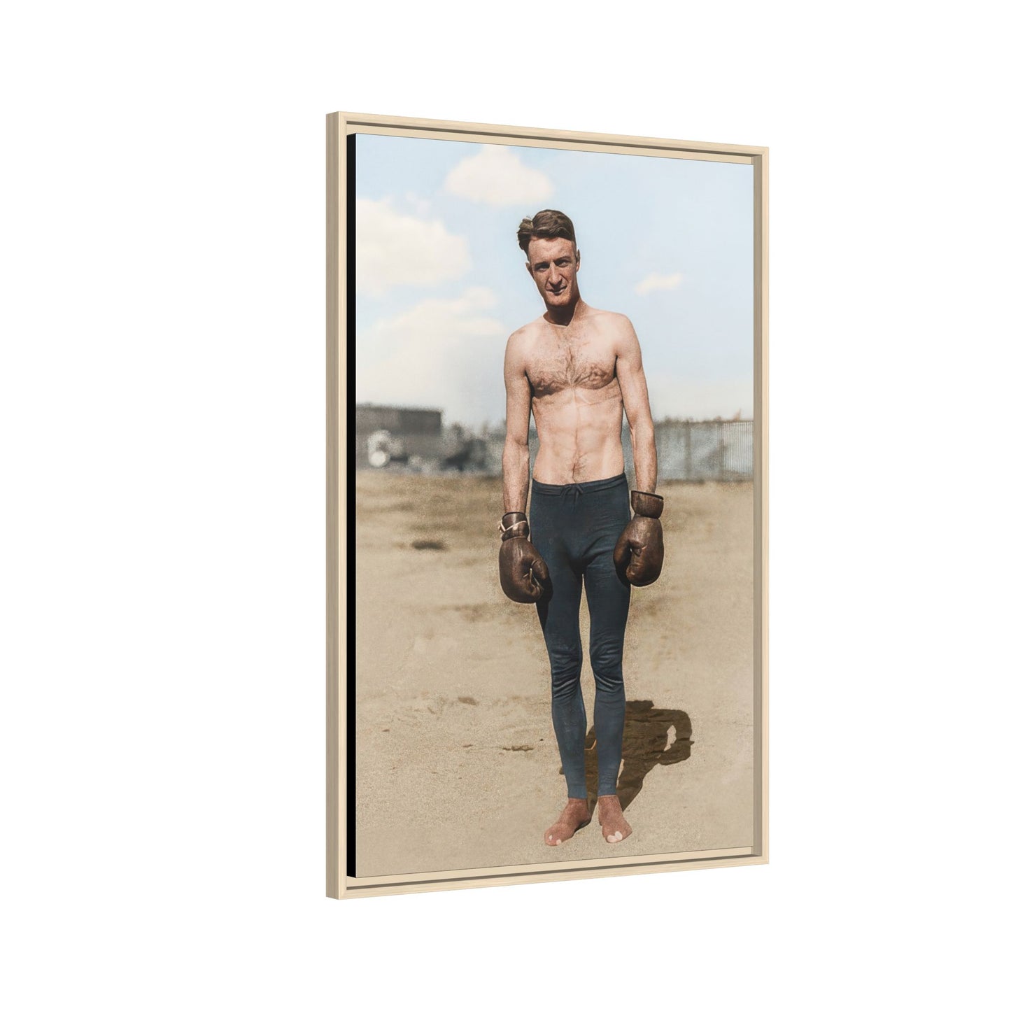 Copy of athlétisme 039 | Framed Vintage Photo - Matte Canvas