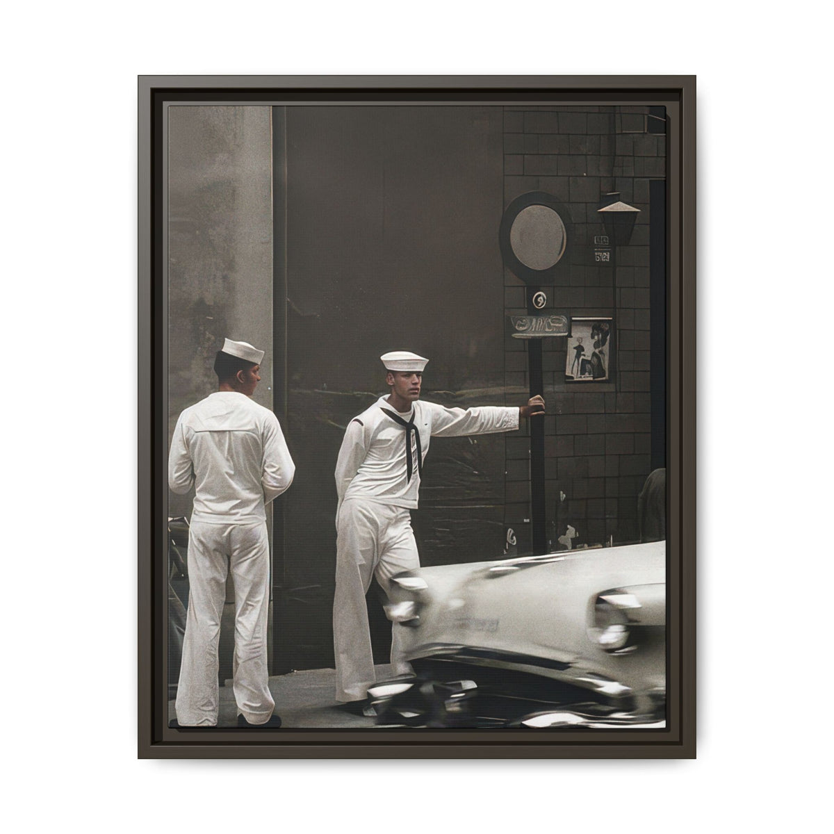 paire 151 | Framed Vintage Photo - Matte Canvas