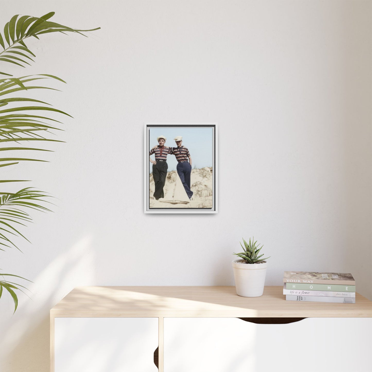 paire 102 | Framed Vintage Photo - Matte Canvas