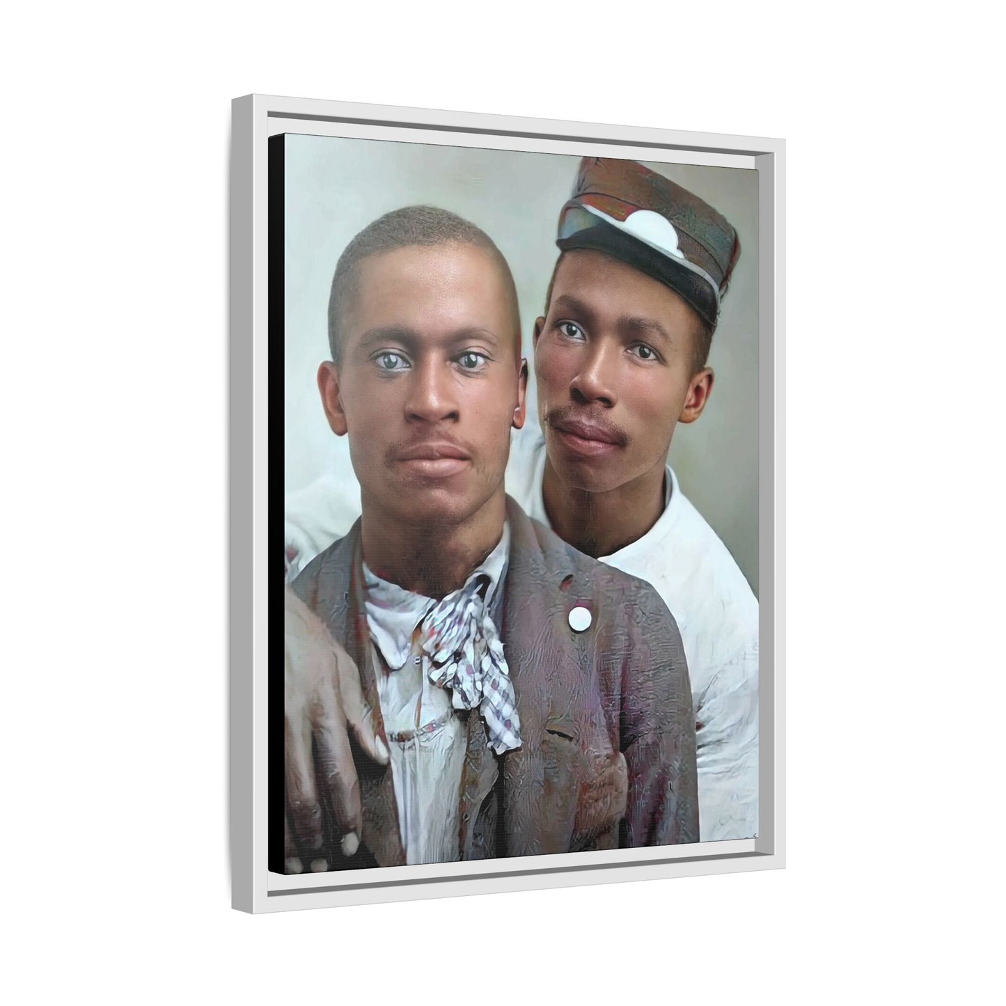 paire 013 | Framed Vintage Photo - Matte Canvas