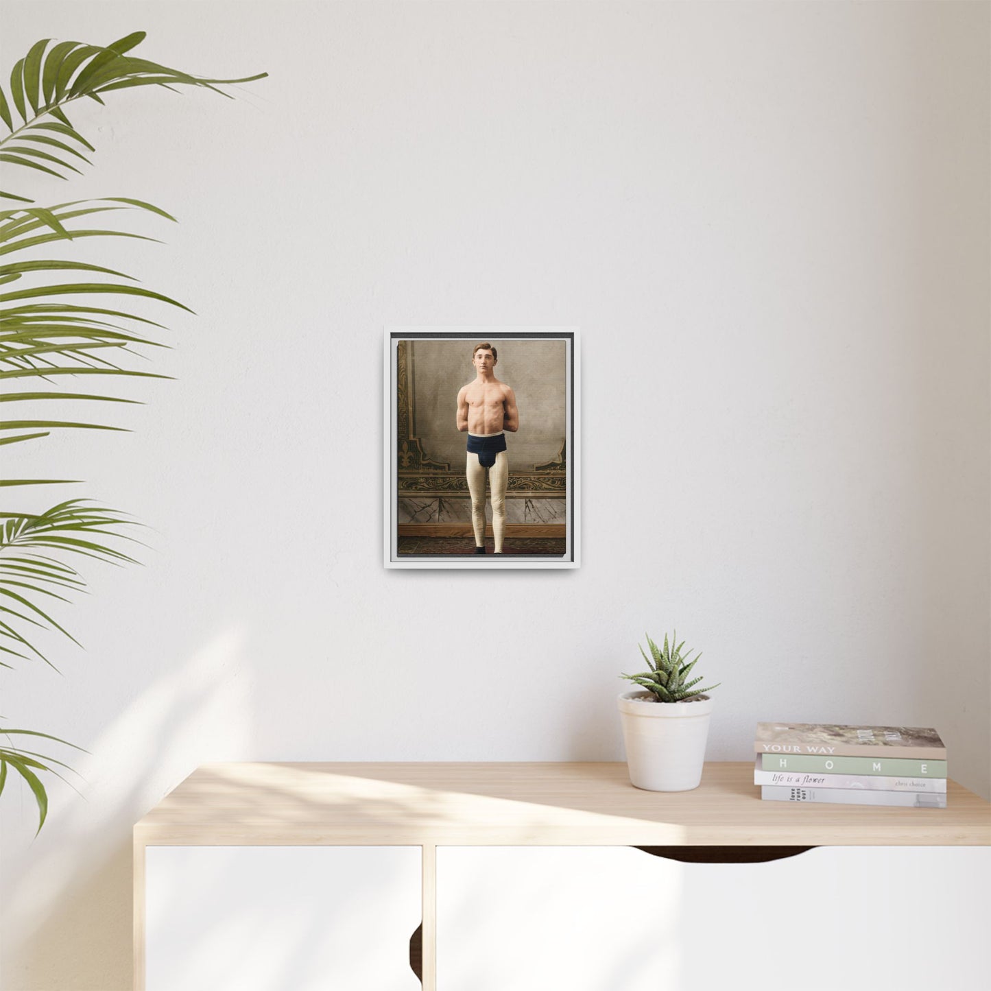 athlétisme 028 | Framed Vintage Photo - Matte Canvas