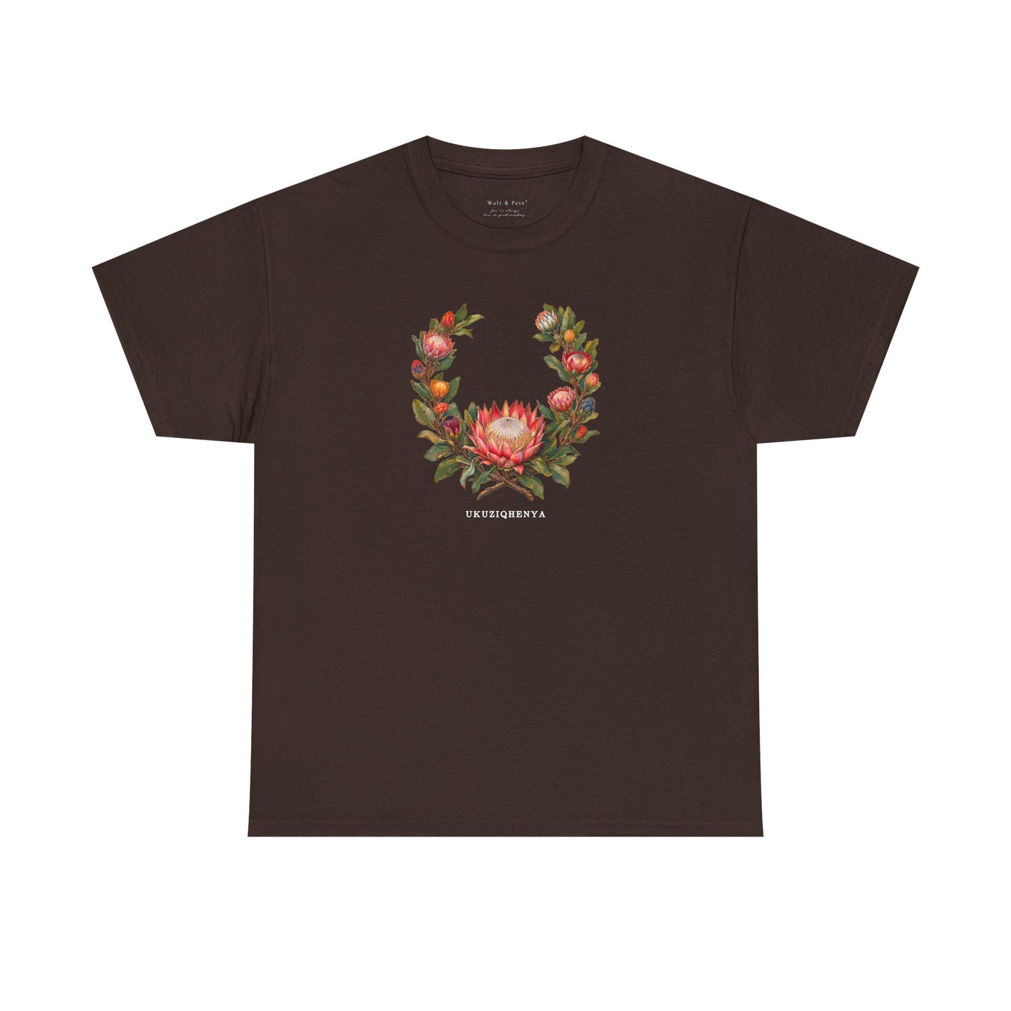 Ukuziqhenya King Protea Pride T-Shirt | South African Botanical LGBTQ+ Tee