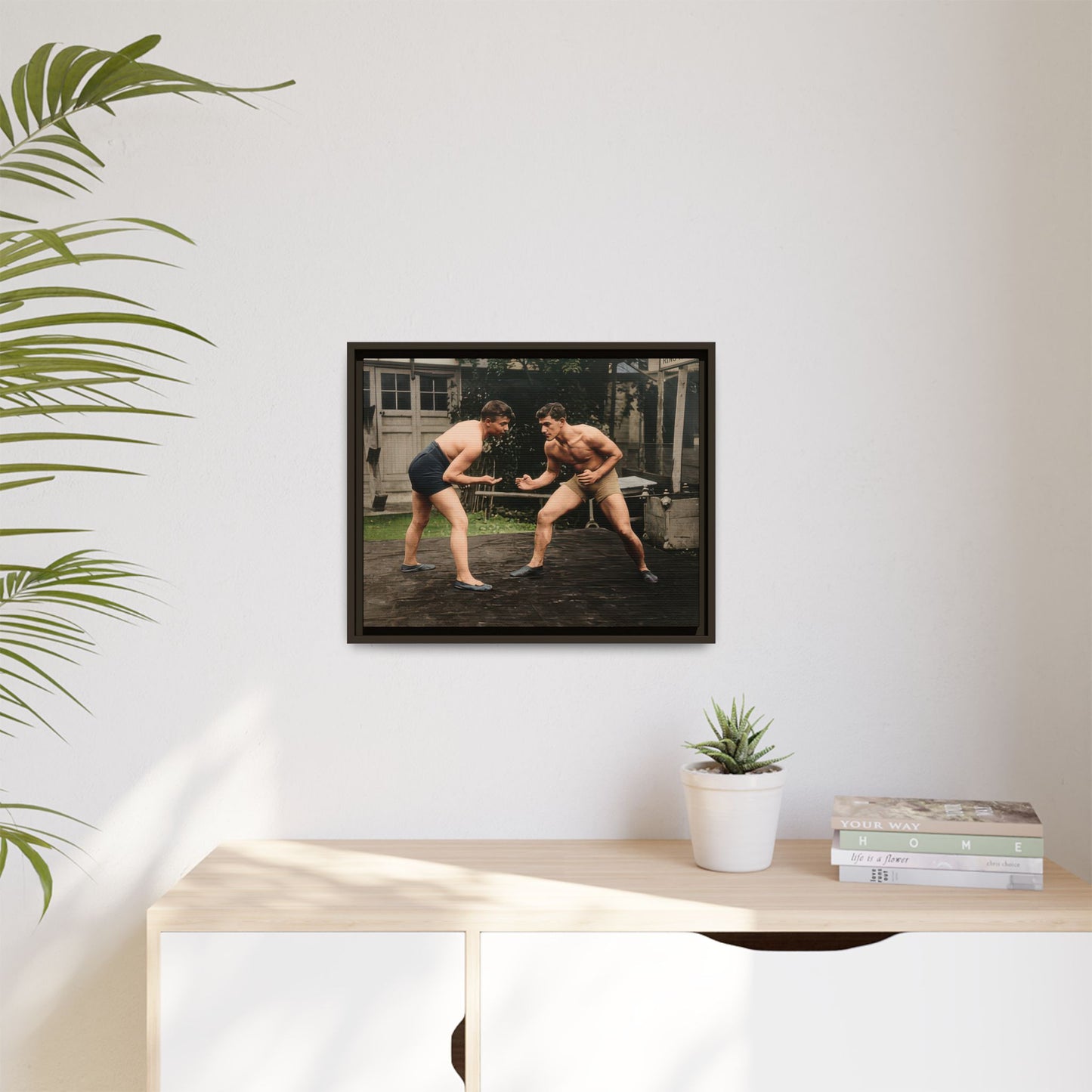 athlétisme 033 | Framed Vintage Photo - Matte Canvas