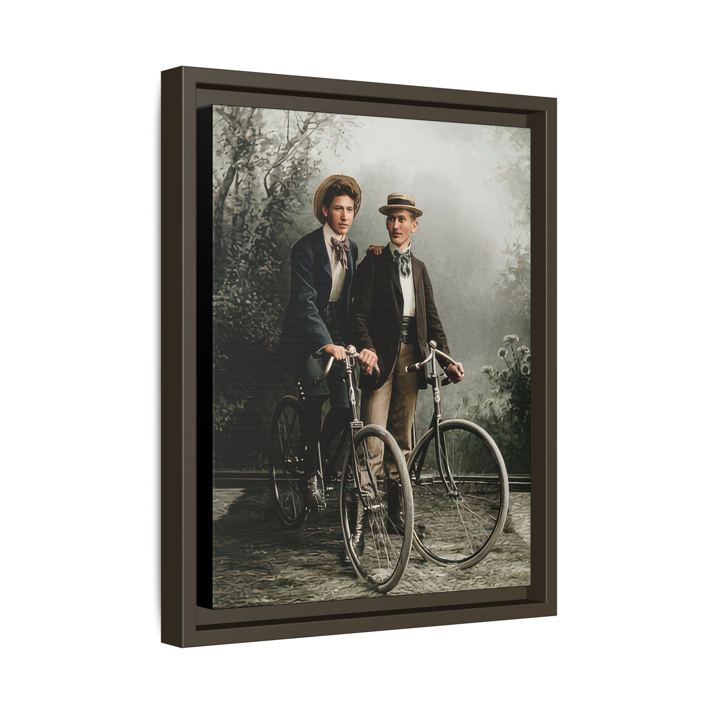 athlétisme 018 | Framed Vintage Photo - Matte Canvas