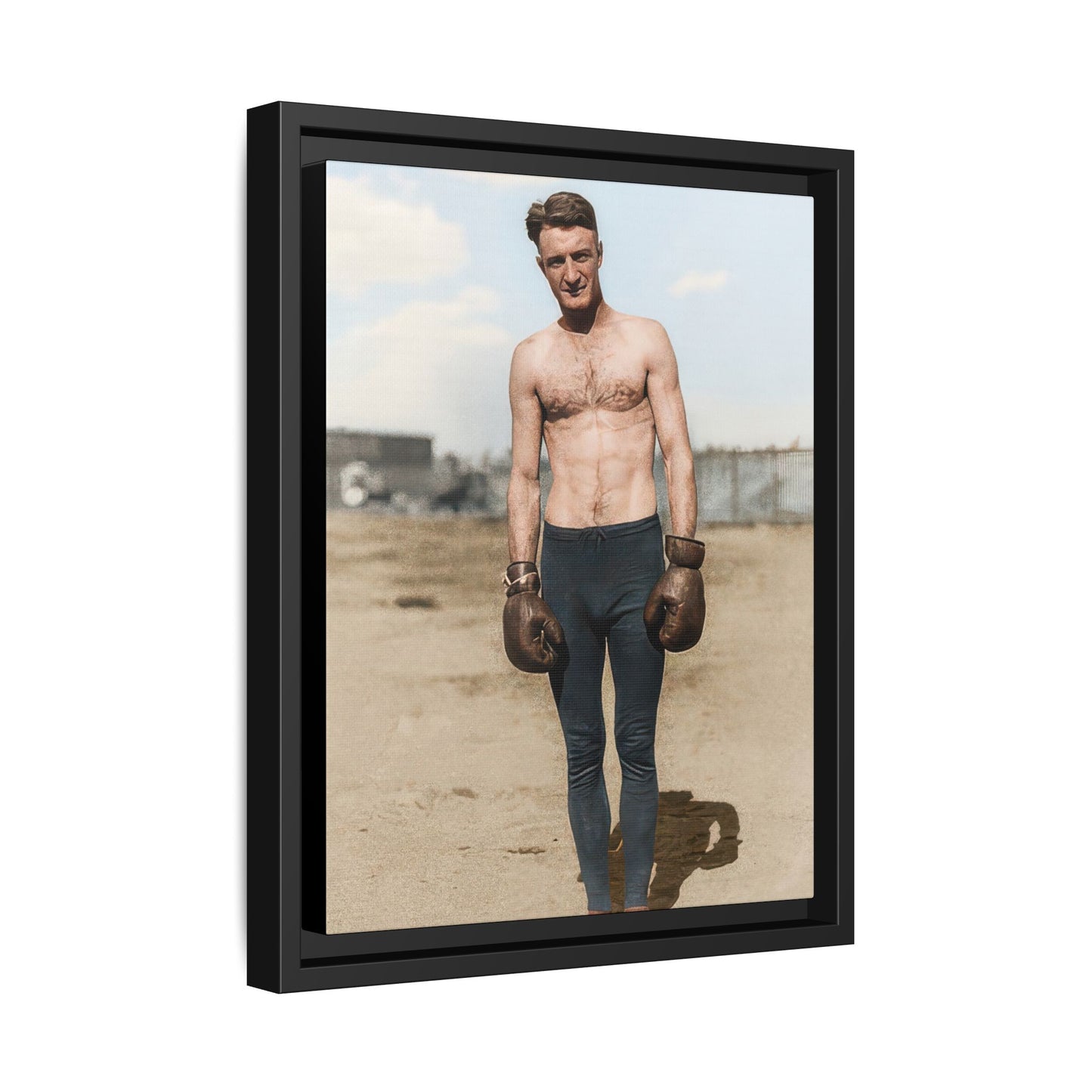 Copy of athlétisme 039 | Framed Vintage Photo - Matte Canvas