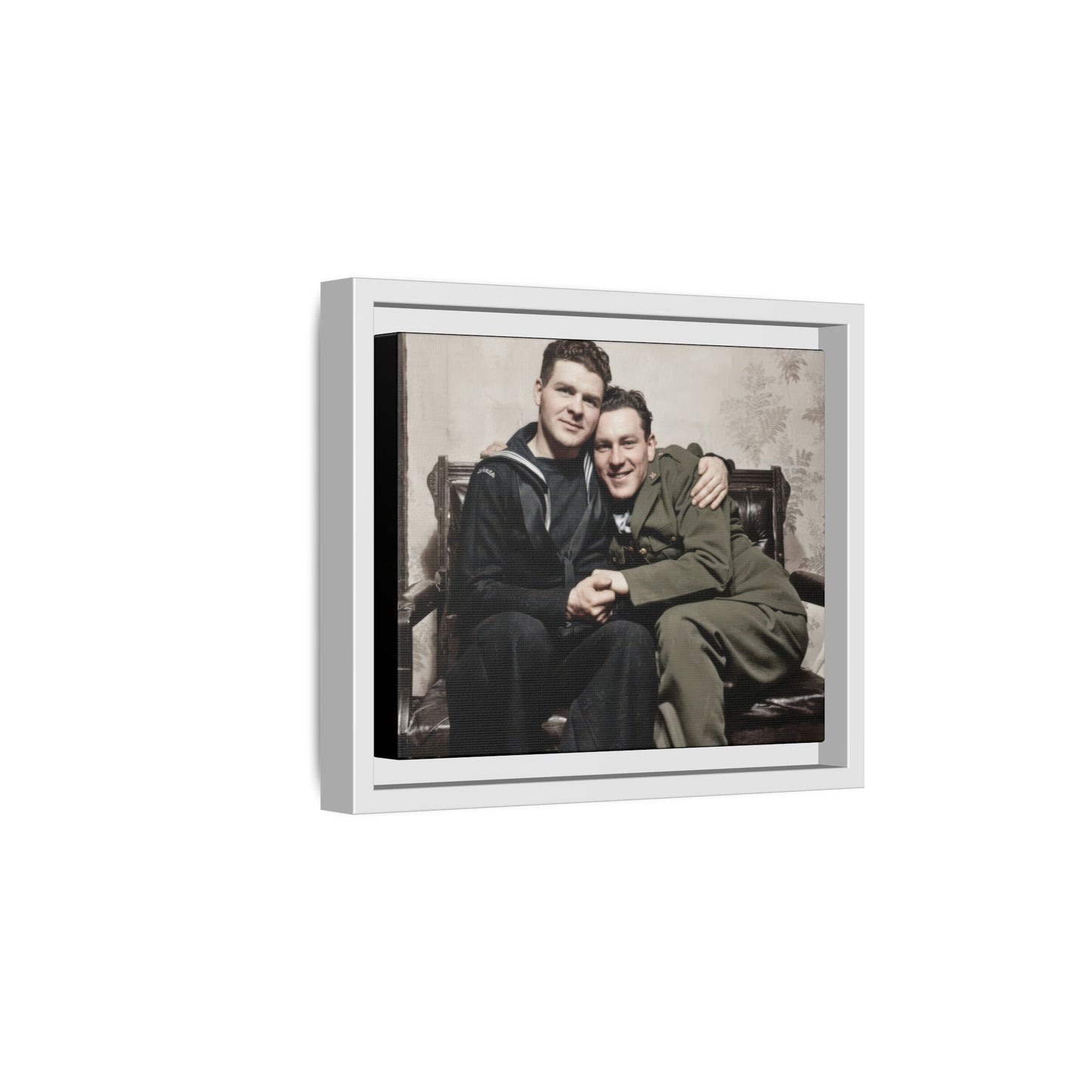 paire 087 | Framed Vintage Photo - Matte Canvas