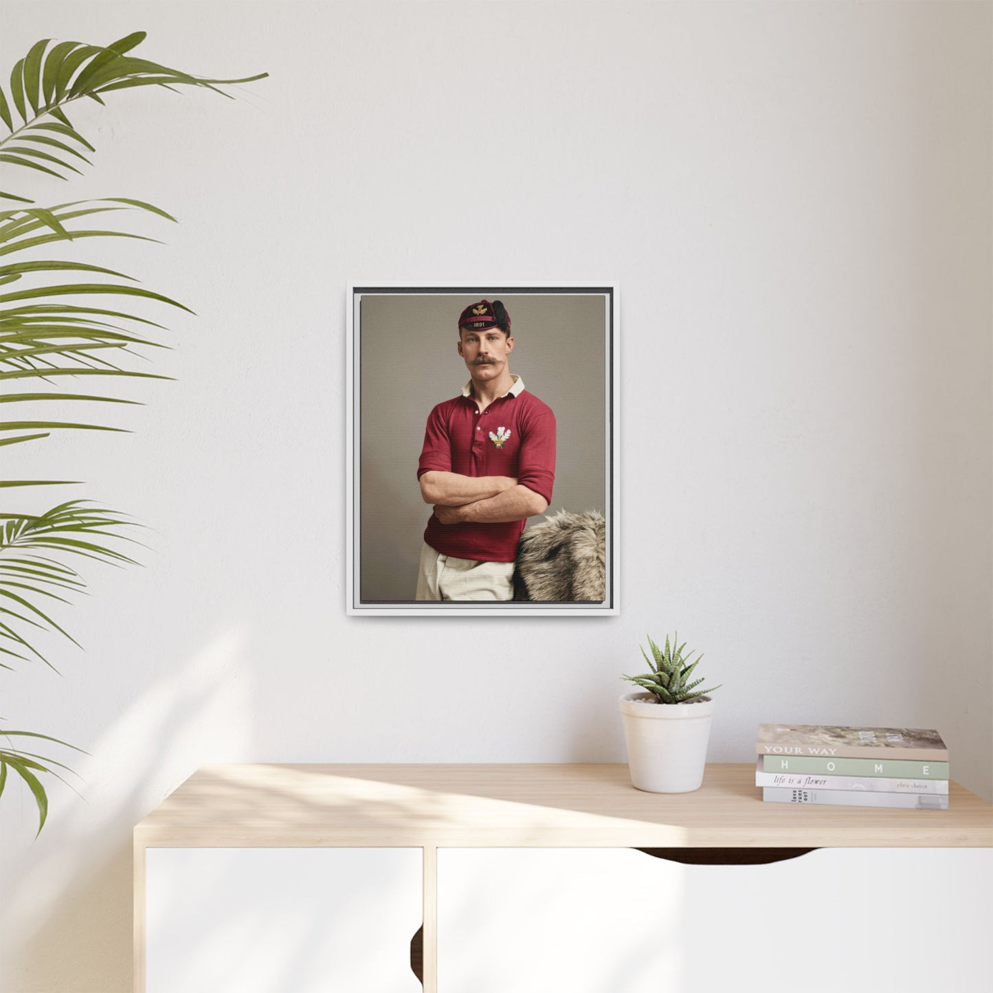 athlétisme 021 | Framed Vintage Photo - Matte Canvas