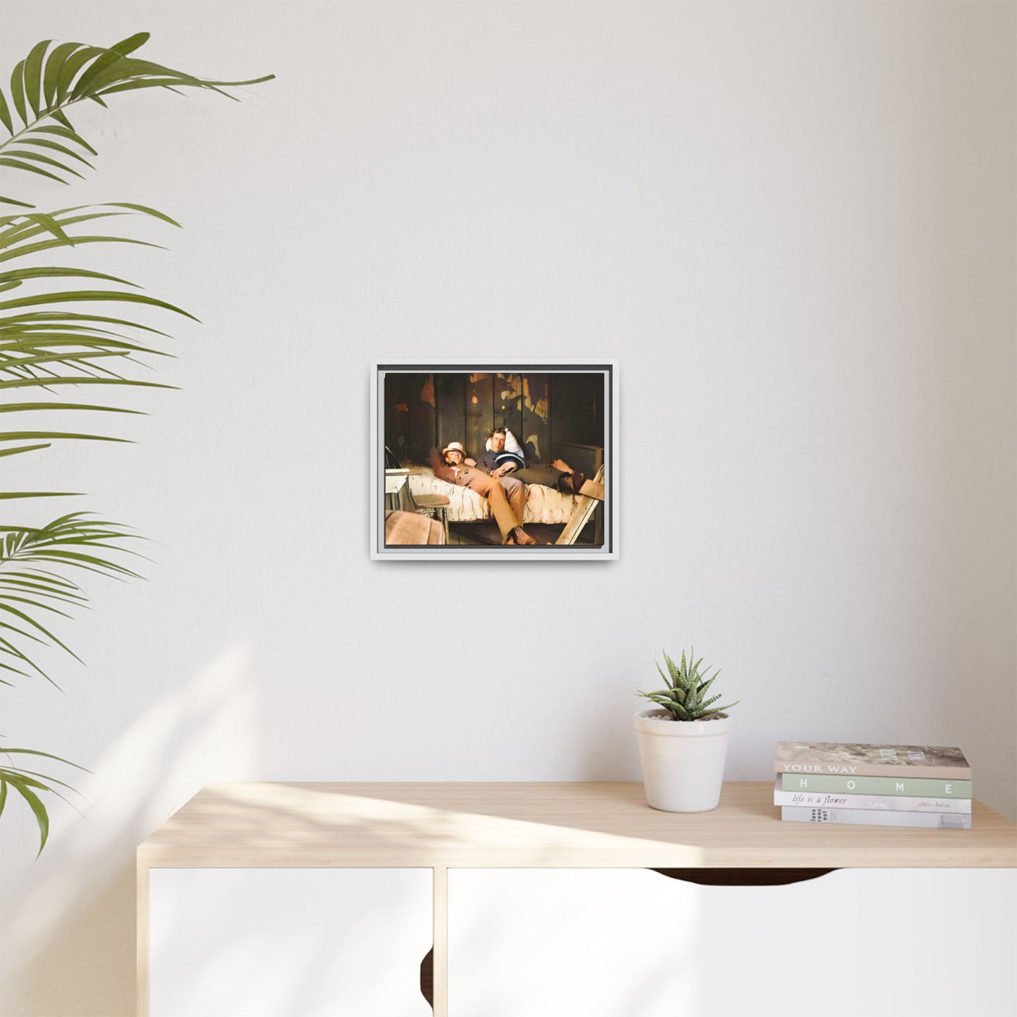 paire 023 | Framed Vintage Photo - Matte Canvas