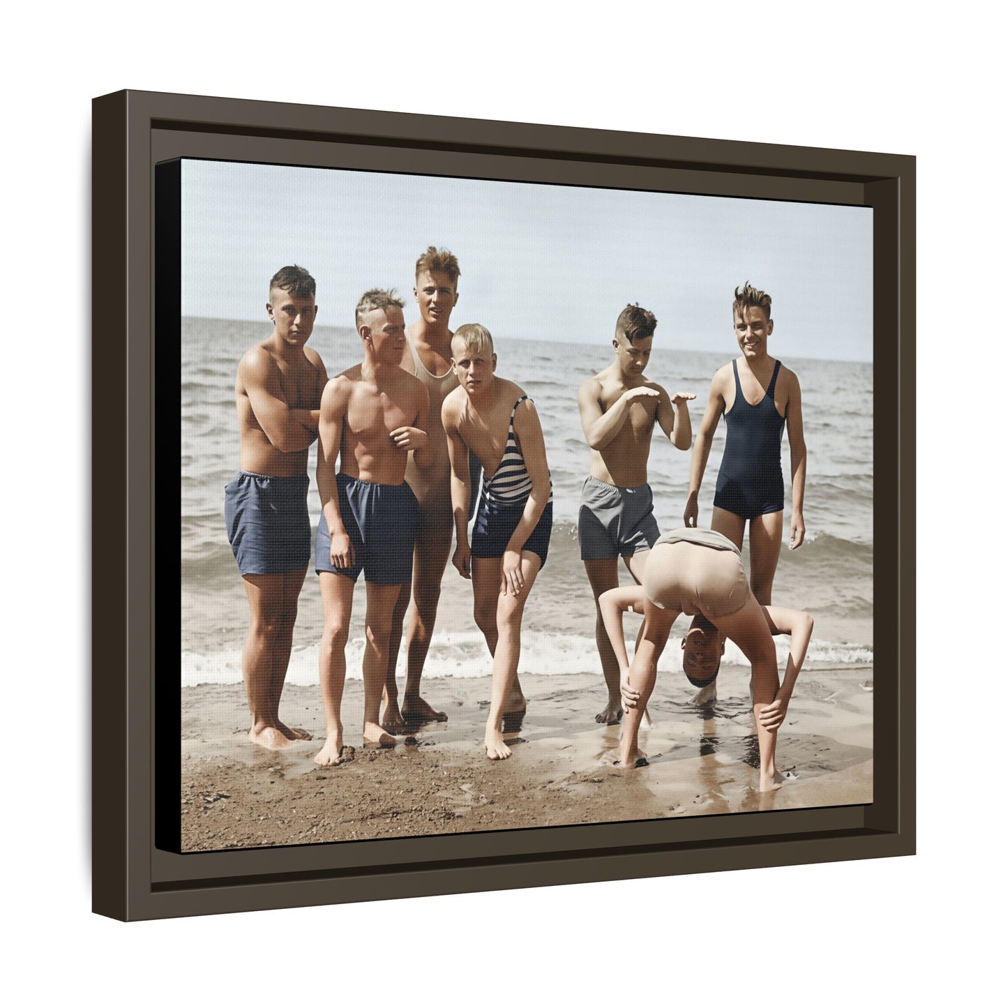 nager 045 | Framed Vintage Photo - Matte Canvas