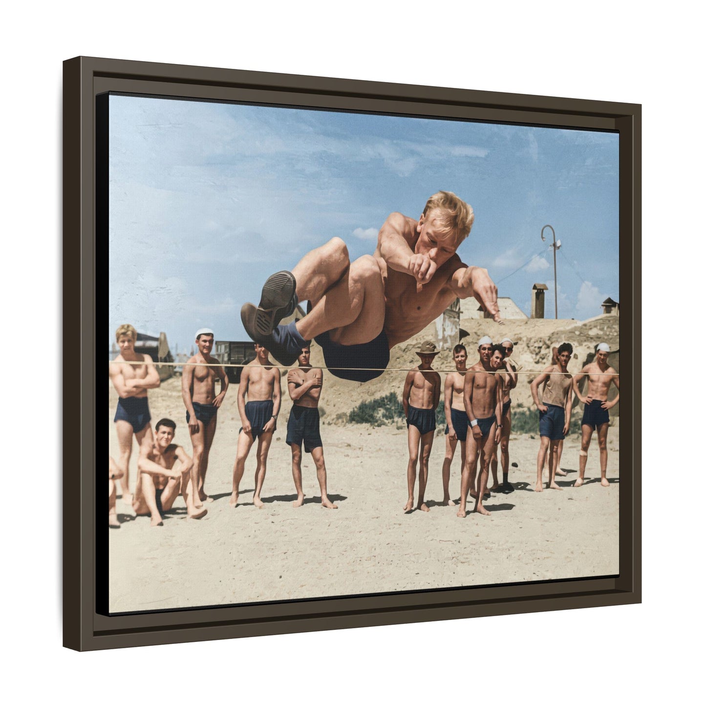nager 039 | Framed Vintage Photo - Matte Canvas