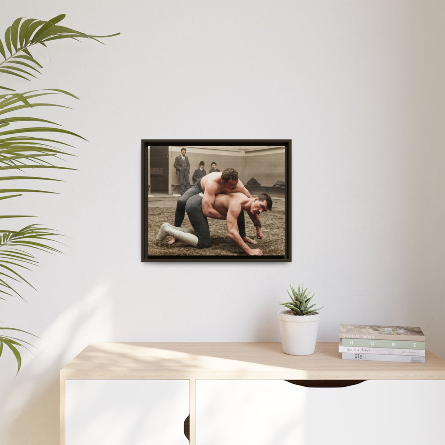 athlétisme 007 | Framed Vintage Photo - Matte Canvas