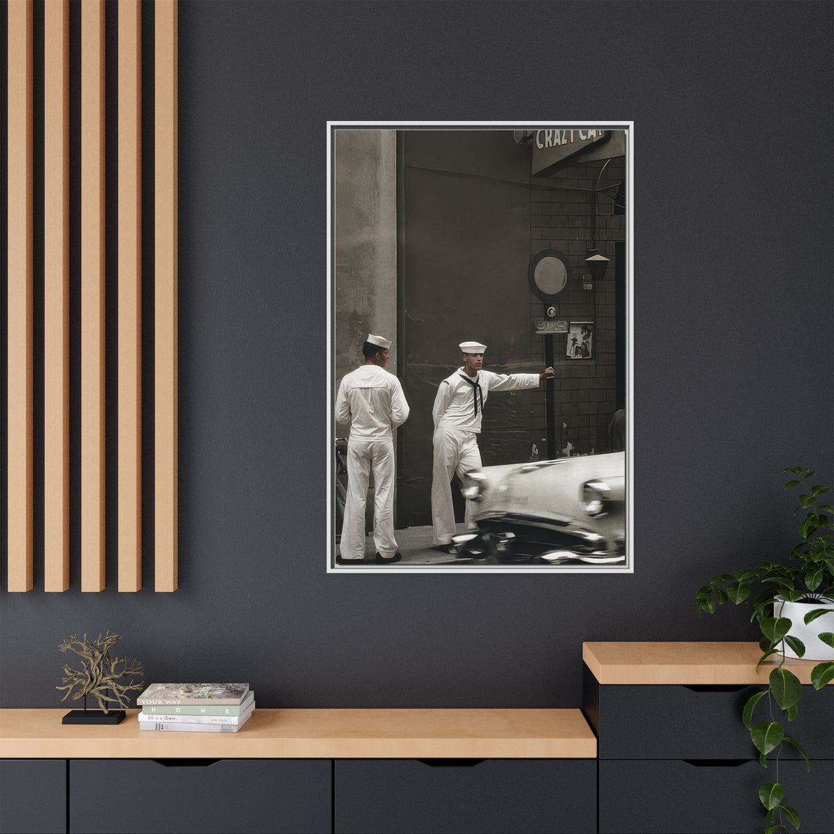 paire 151 | Framed Vintage Photo - Matte Canvas