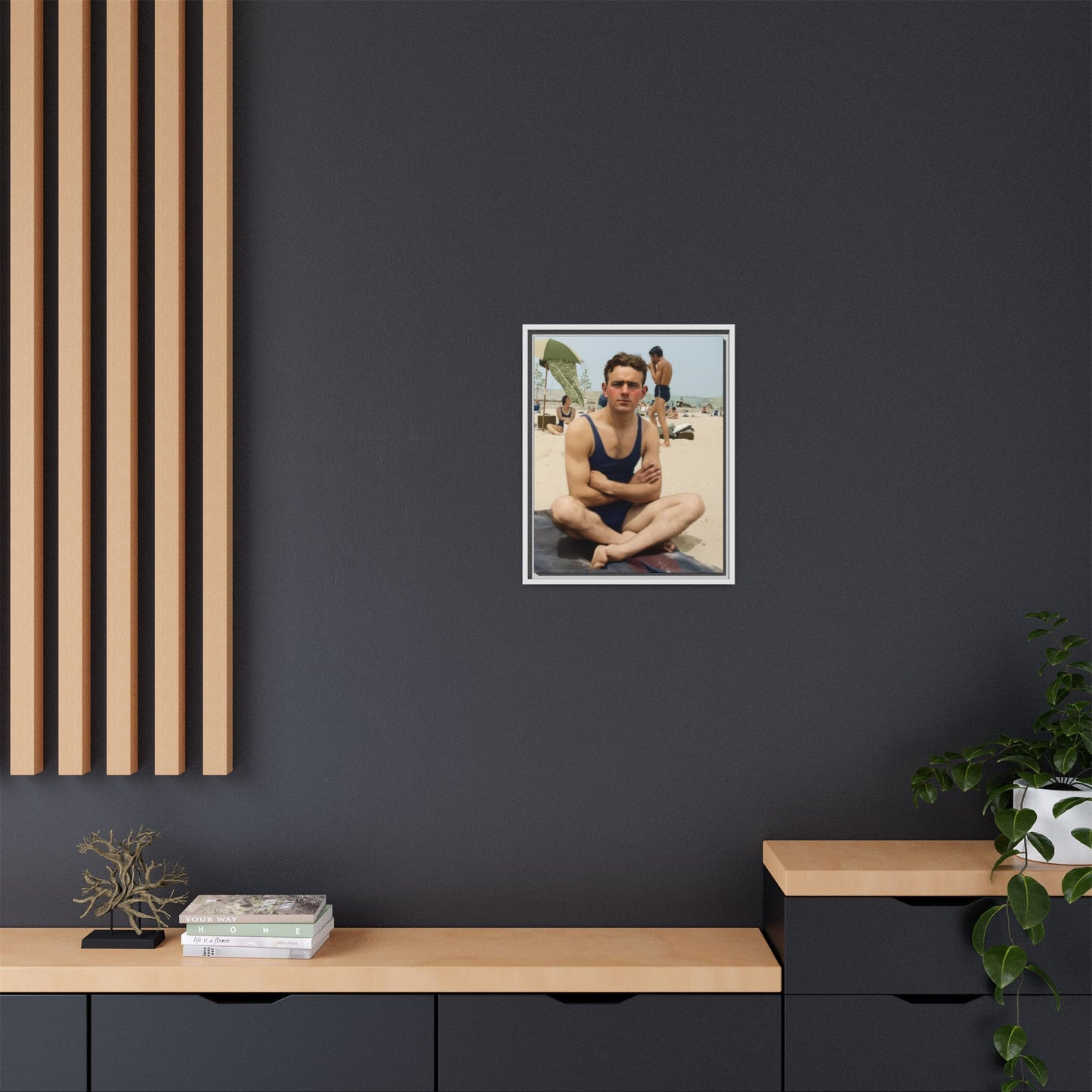 nager 047 | Framed Vintage Photo - Matte Canvas