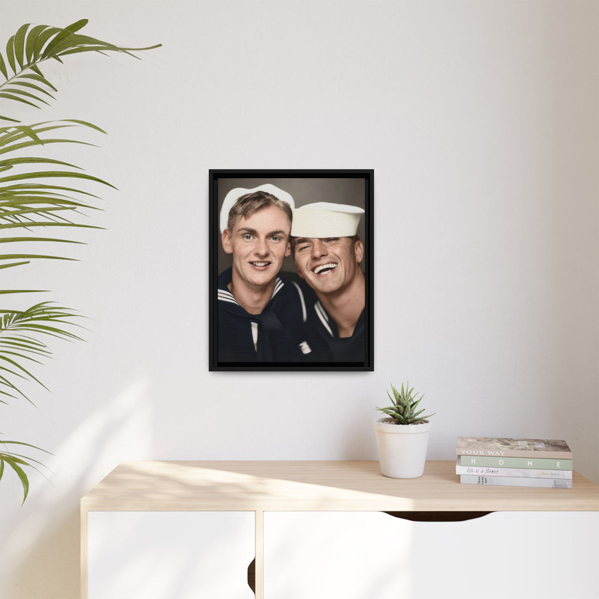 paire 154 | Framed Vintage Photo - Matte Canvas