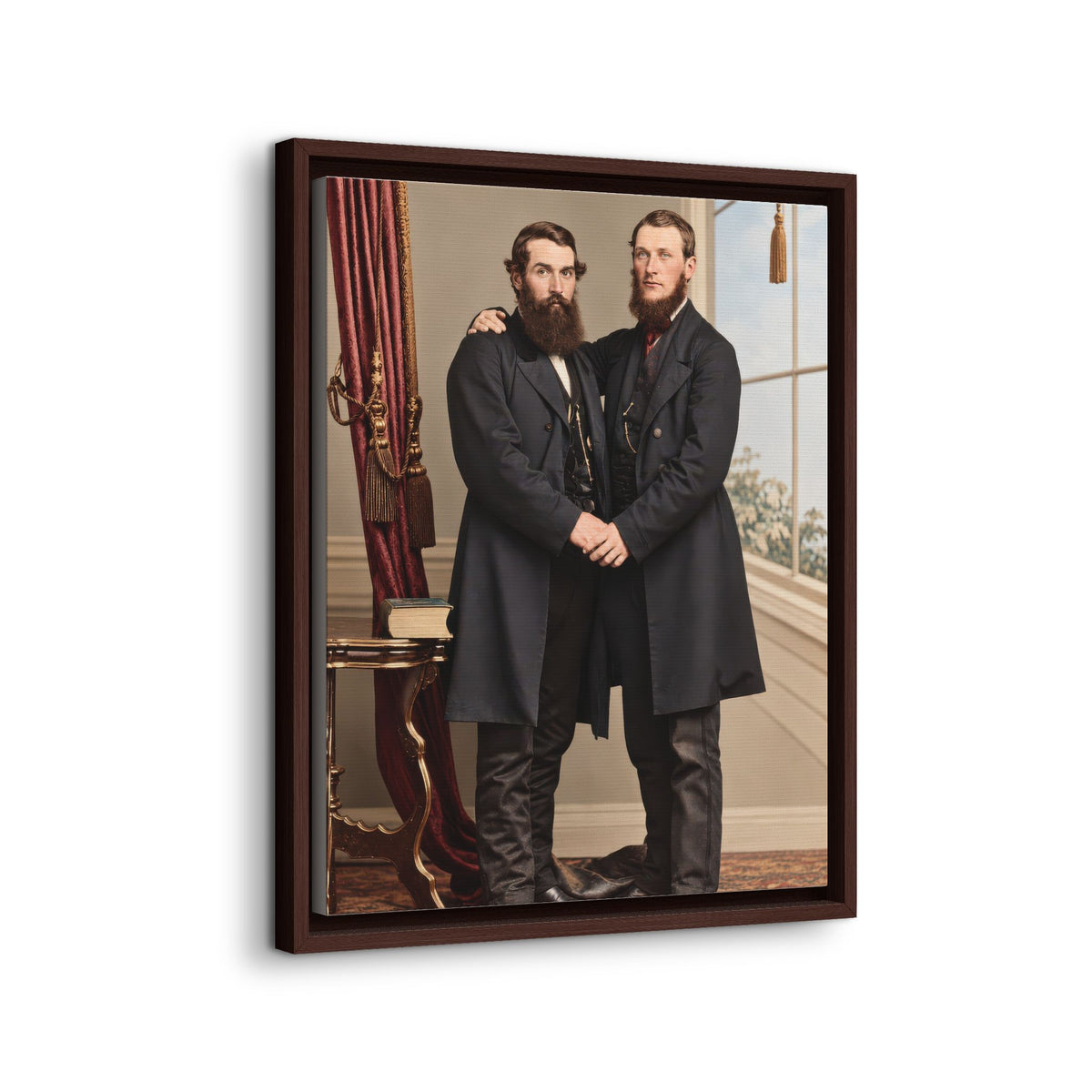 paire 022 | Framed Vintage Photo - Matte Canvas