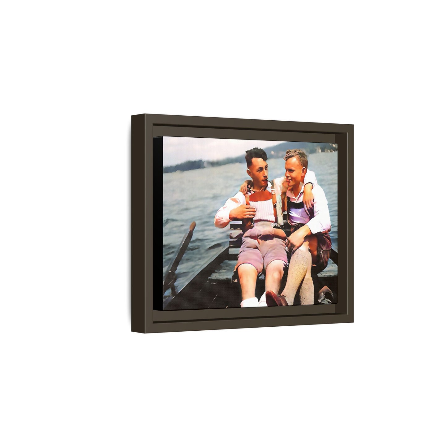 paire 026 | Framed Vintage Photo - Matte Canvas