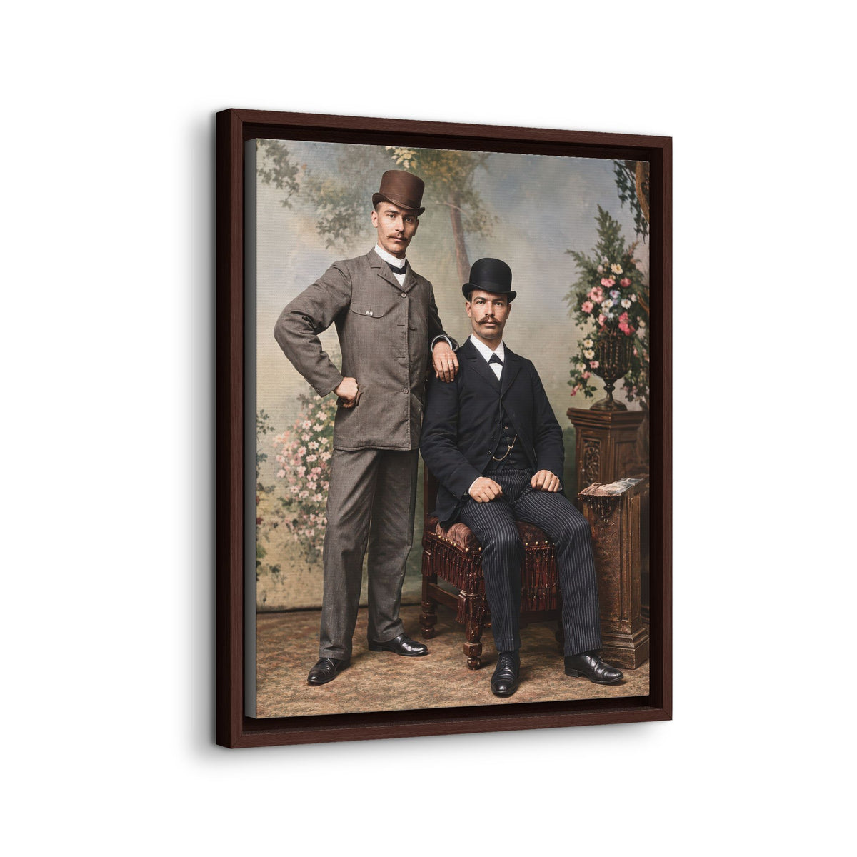 paire 068 | Framed Vintage Photo - Matte Canvas
