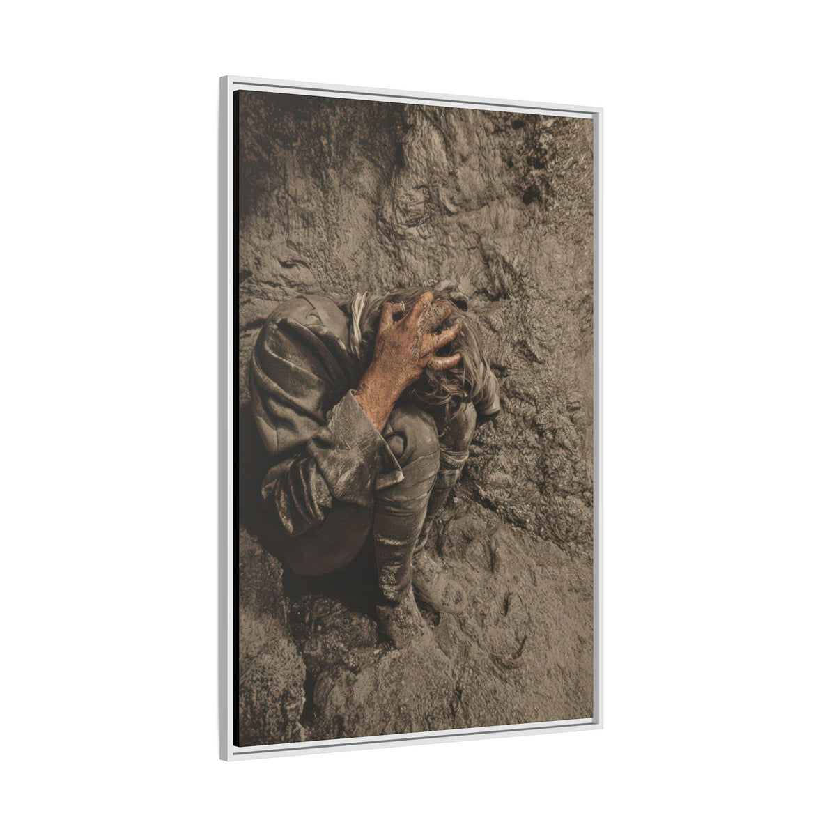 celibataire 040 | Framed Vintage Photo - Matte Canvas