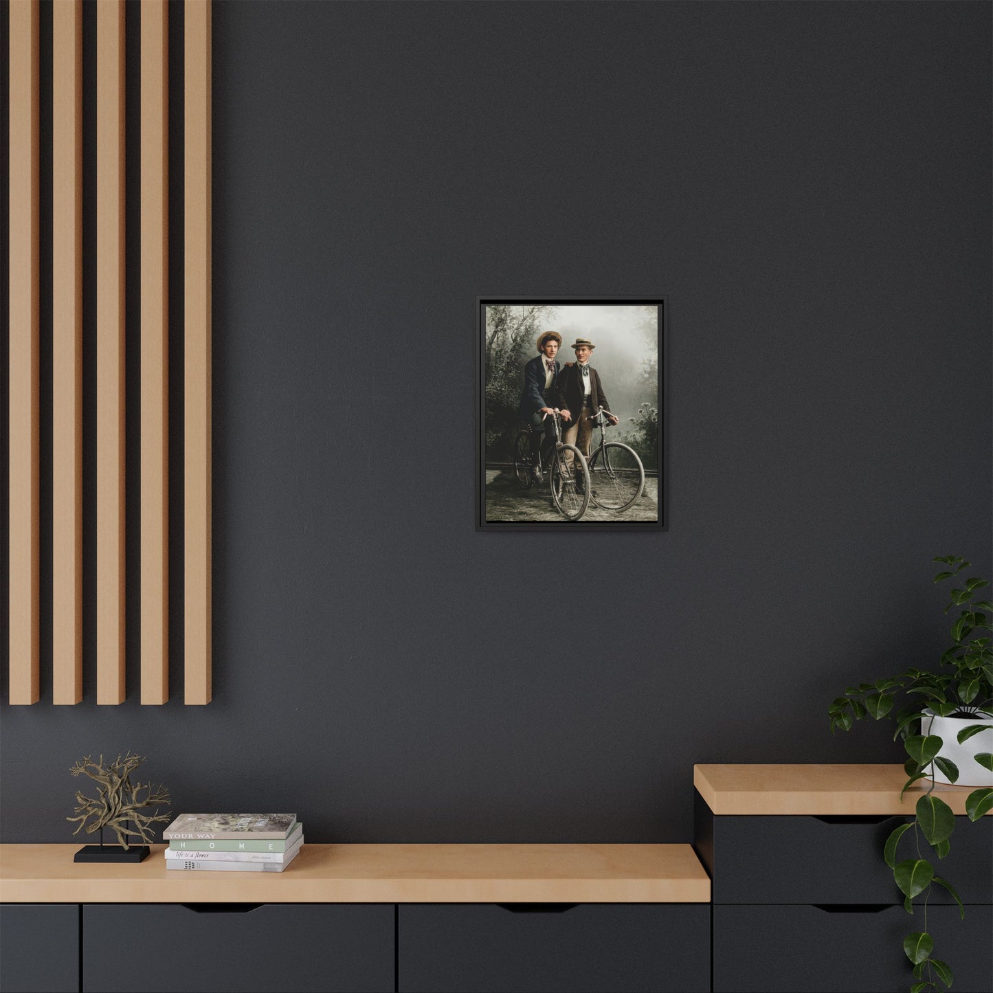 athlétisme 018 | Framed Vintage Photo - Matte Canvas