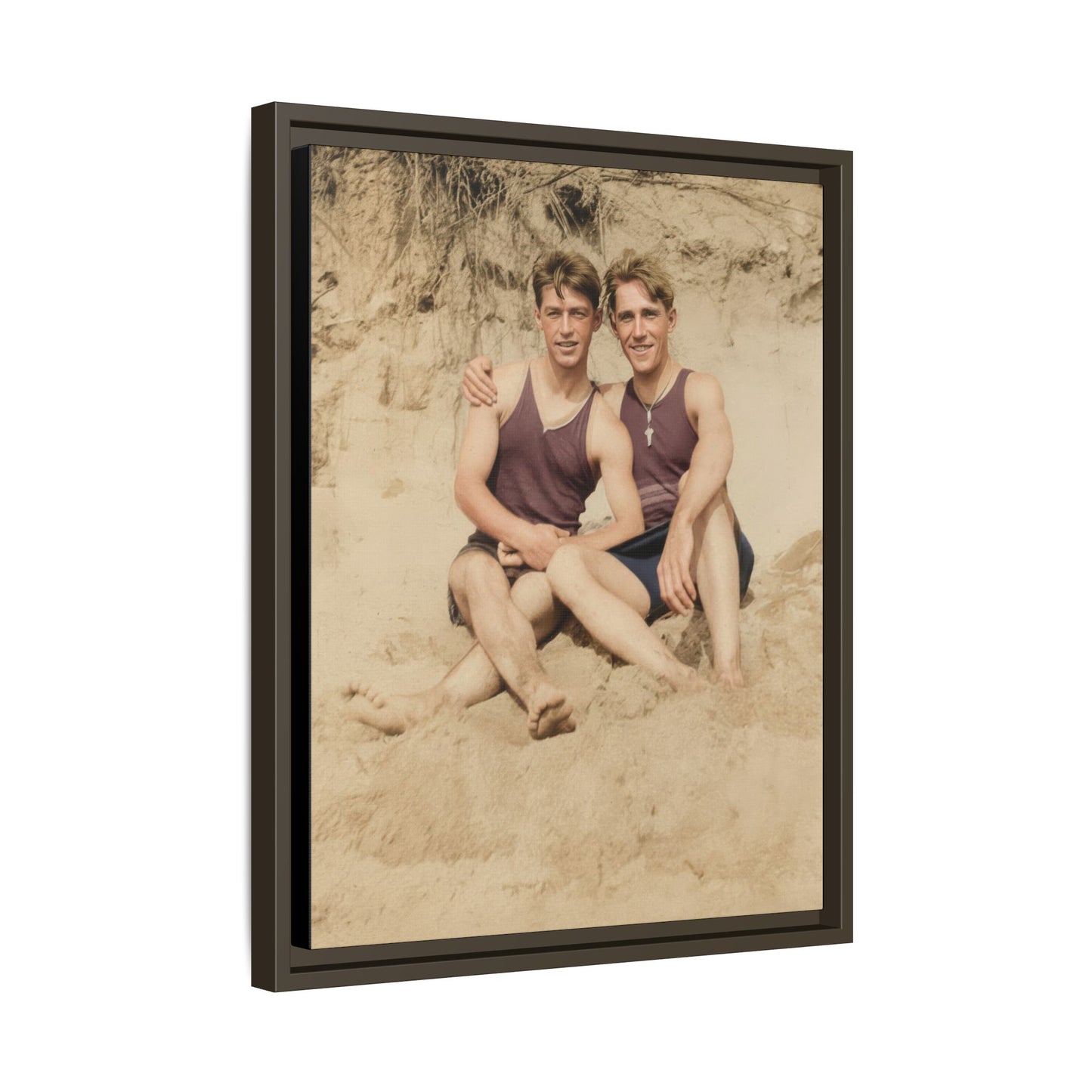 nager 002 | Framed Vintage Photo - Matte Canvas