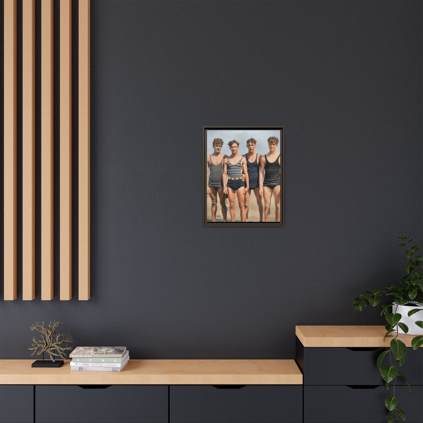 nager 018 | Framed Vintage Photo - Matte Canvas