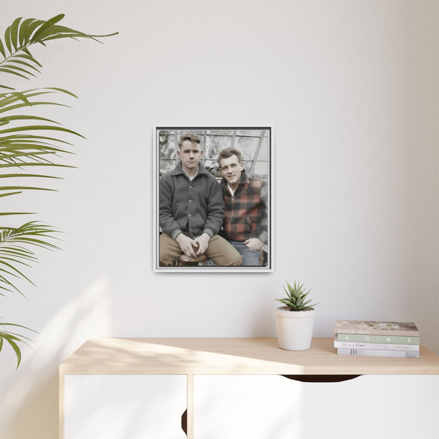 paire 104 | Framed Vintage Photo - Matte Canvas