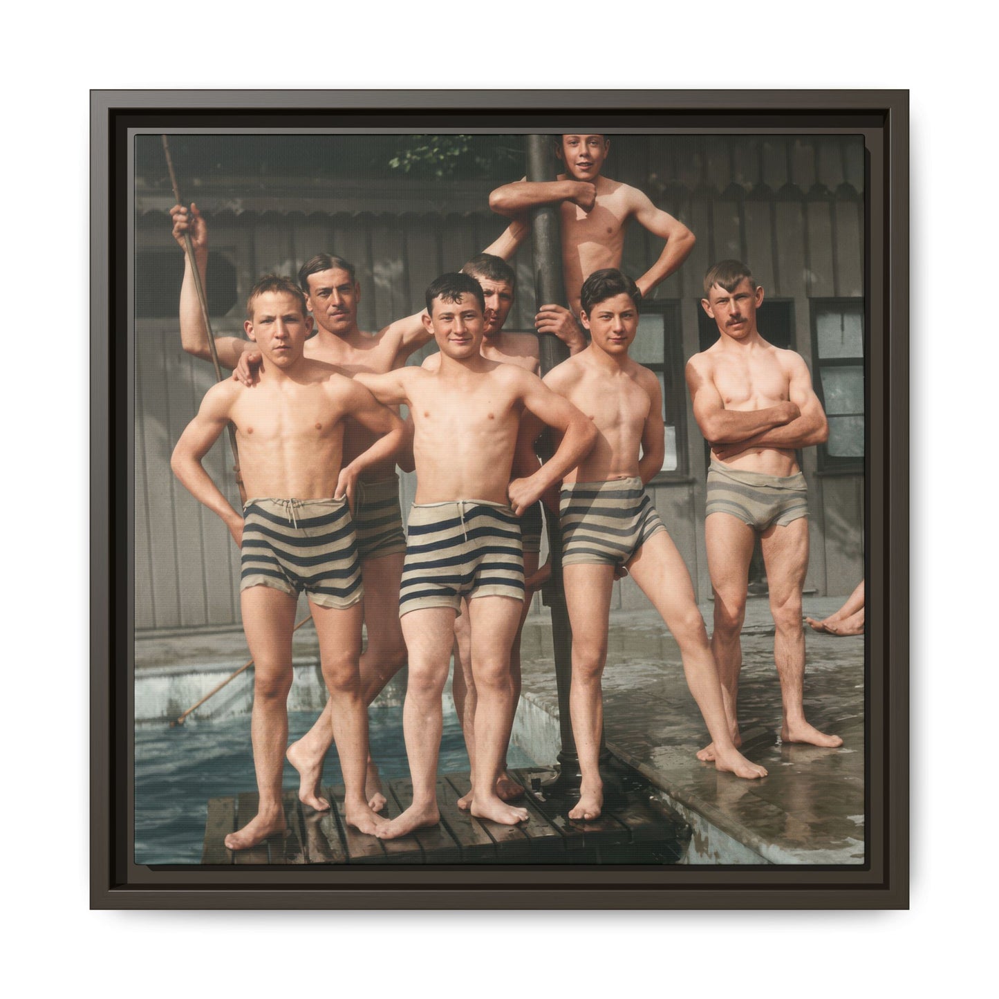 nager 010 | Framed Vintage Photo - Matte Canvas