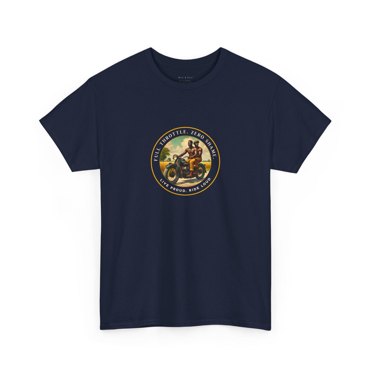 Long Ride Motorcycle Pride T-Shirt | Vintage Rider Graphic Tee | LGBTQ Biker Shirt