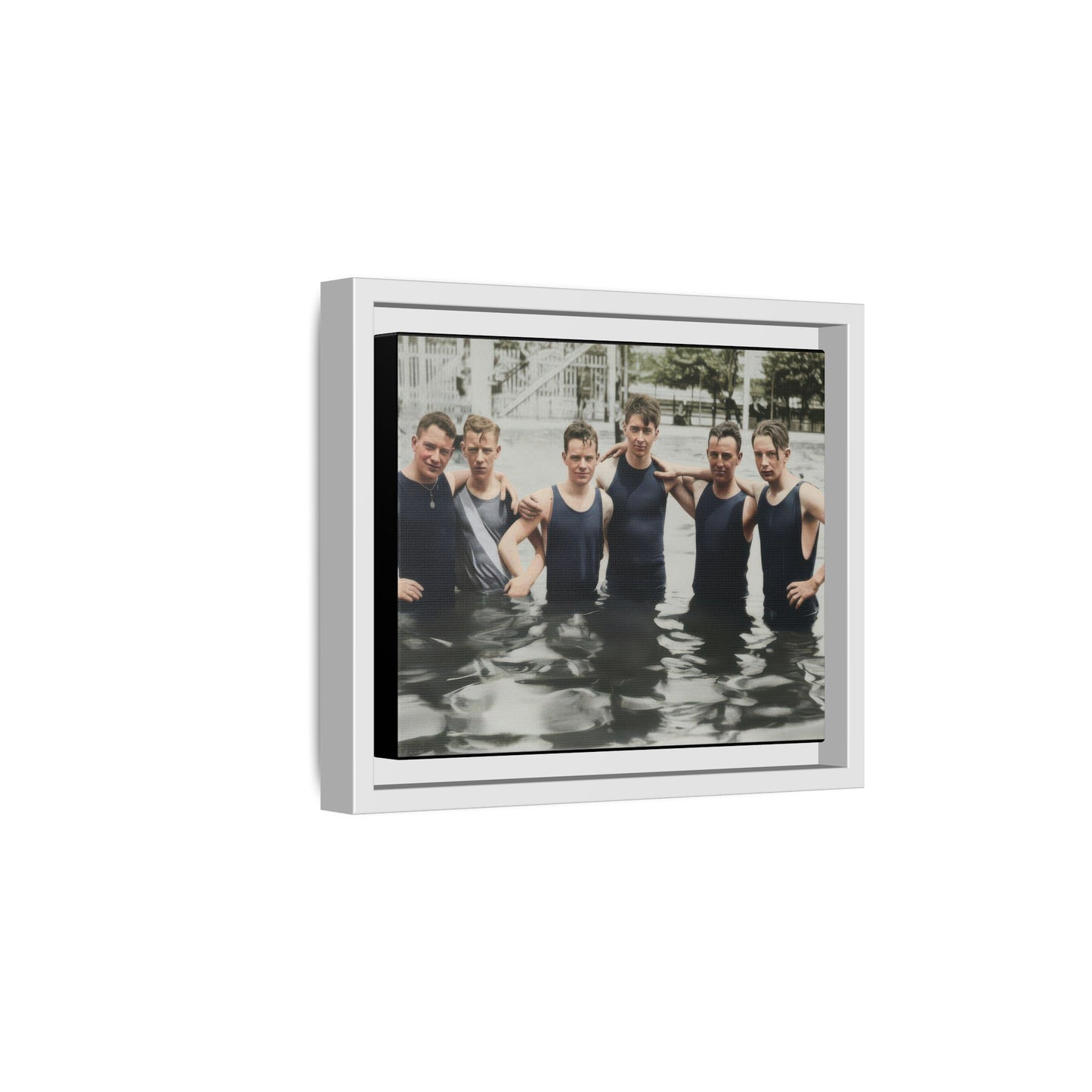 nager 042 | Framed Vintage Photo - Matte Canvas
