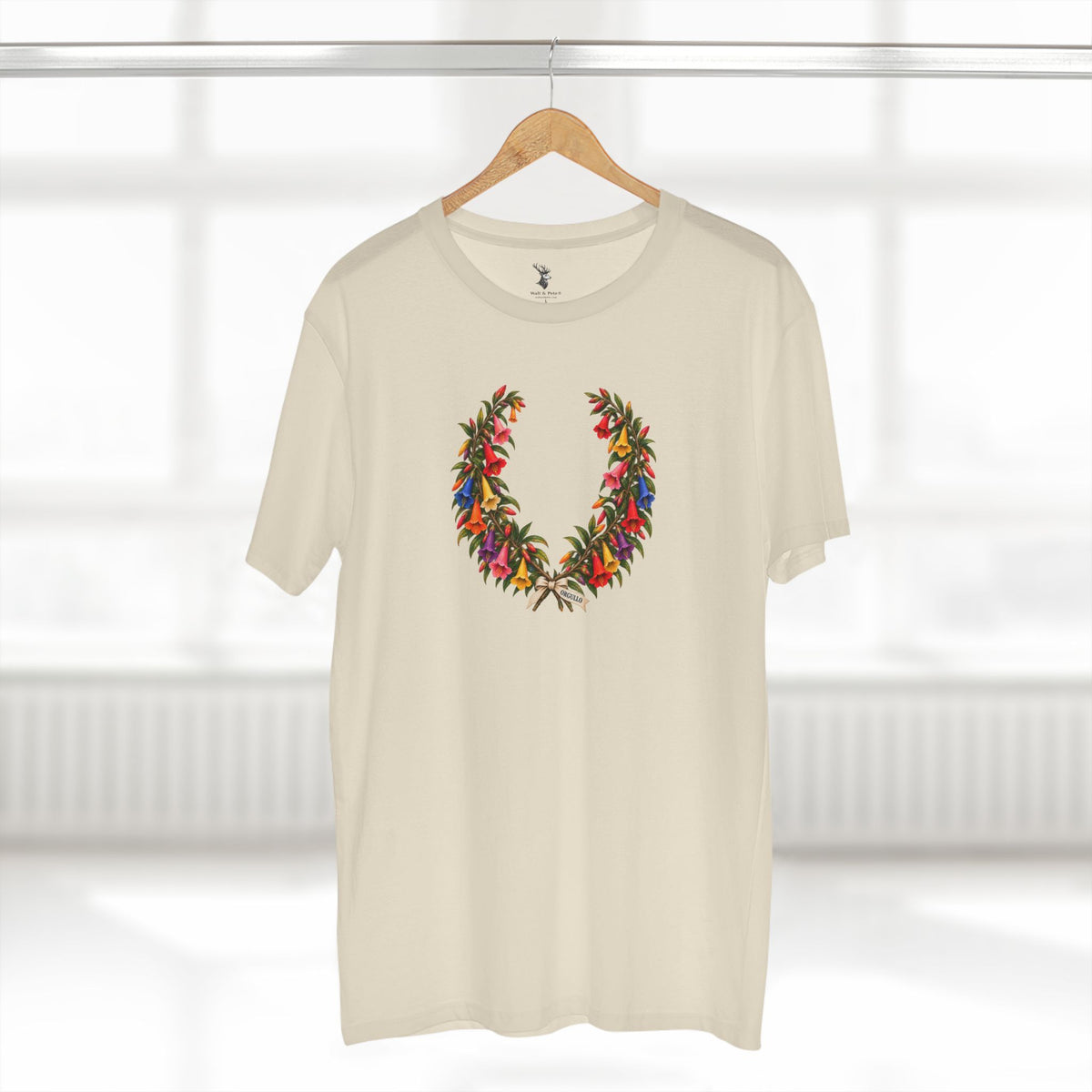 Orgullo Cantuta Pride T-Shirt | Peruvian Laurel Wreath LGBTQ+ Tee