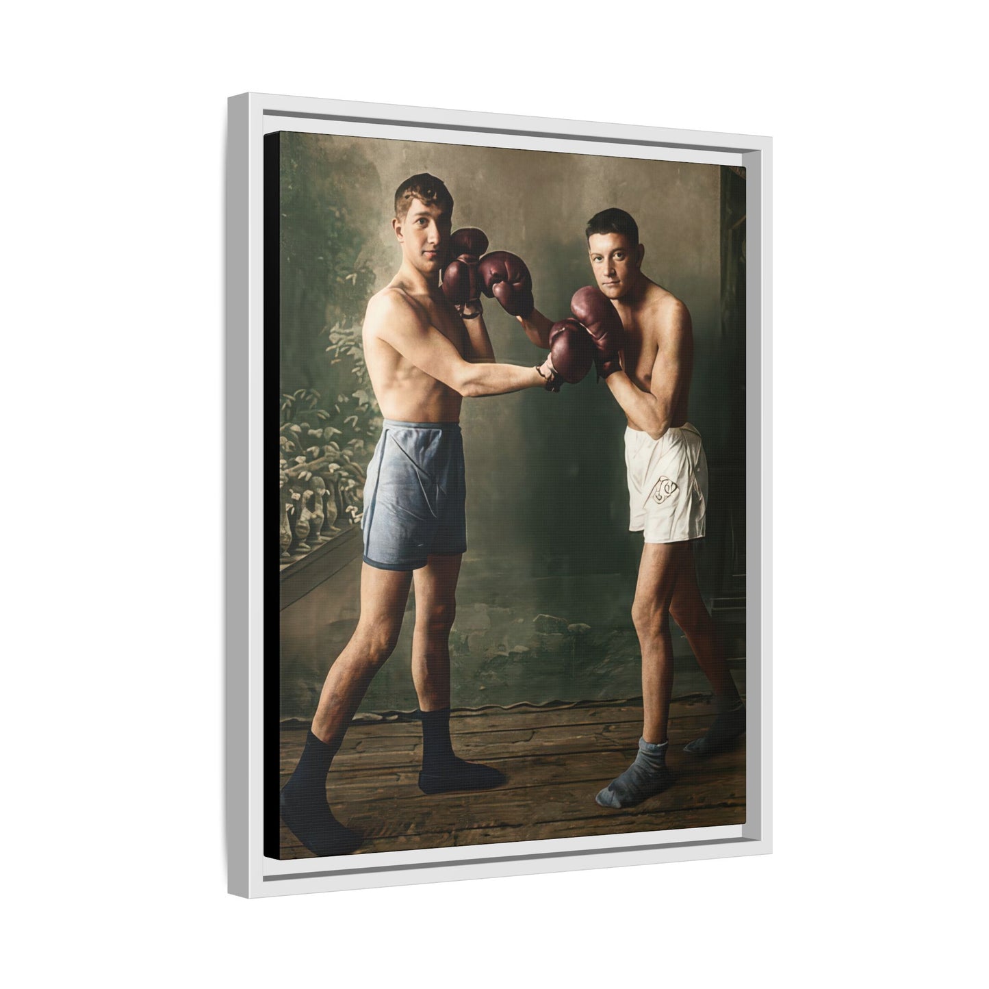 athlétisme 003 | Framed Vintage Photo - Matte Canvas