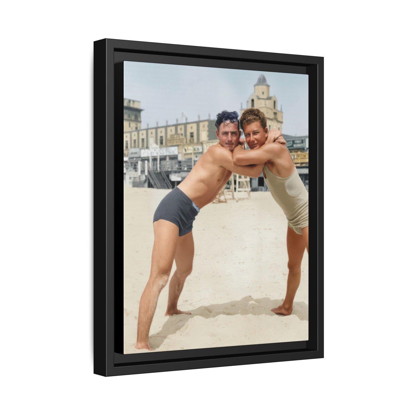 nager 014 | Framed Vintage Photo - Matte Canvas