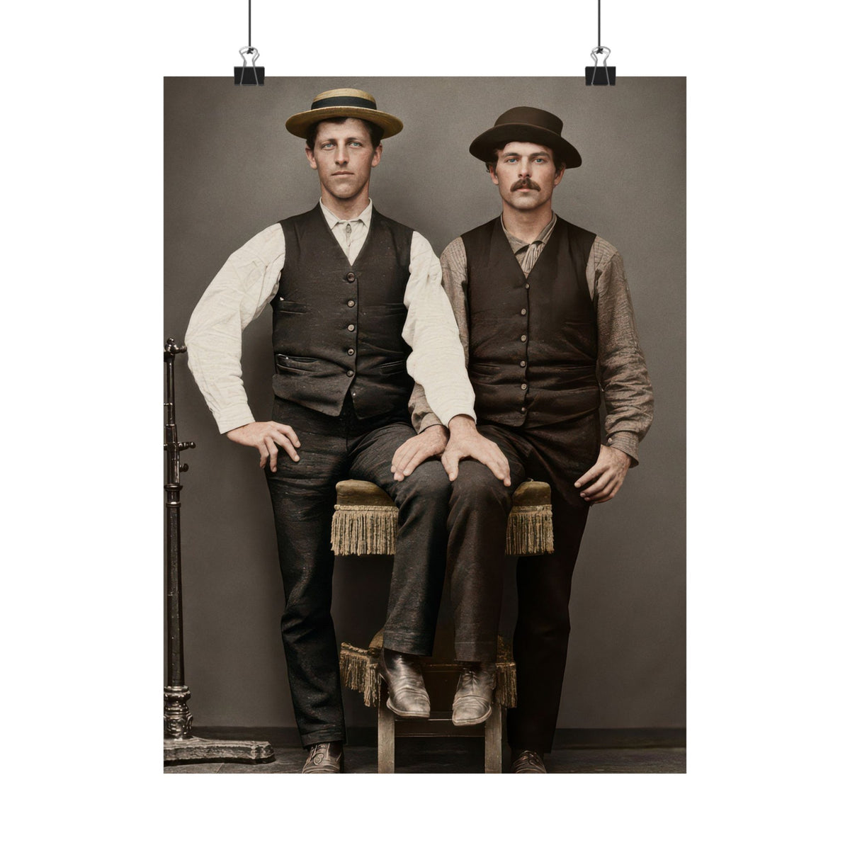 Paire 163 | Two Victorian Men in Hats and Waistcoats