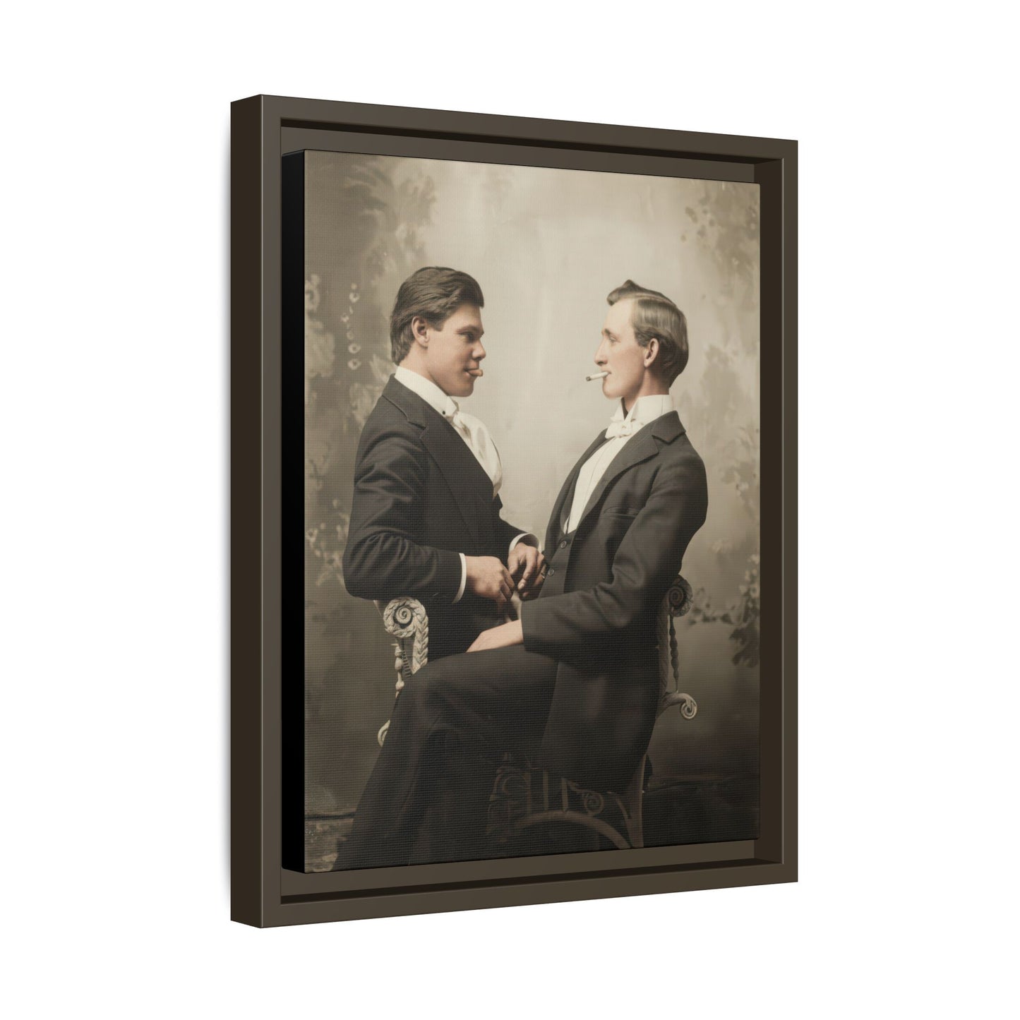 paire 106 | Framed Vintage Photo - Matte Canvas