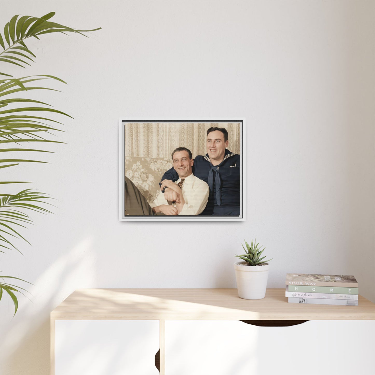 paire 108 | Framed Vintage Photo - Matte Canvas
