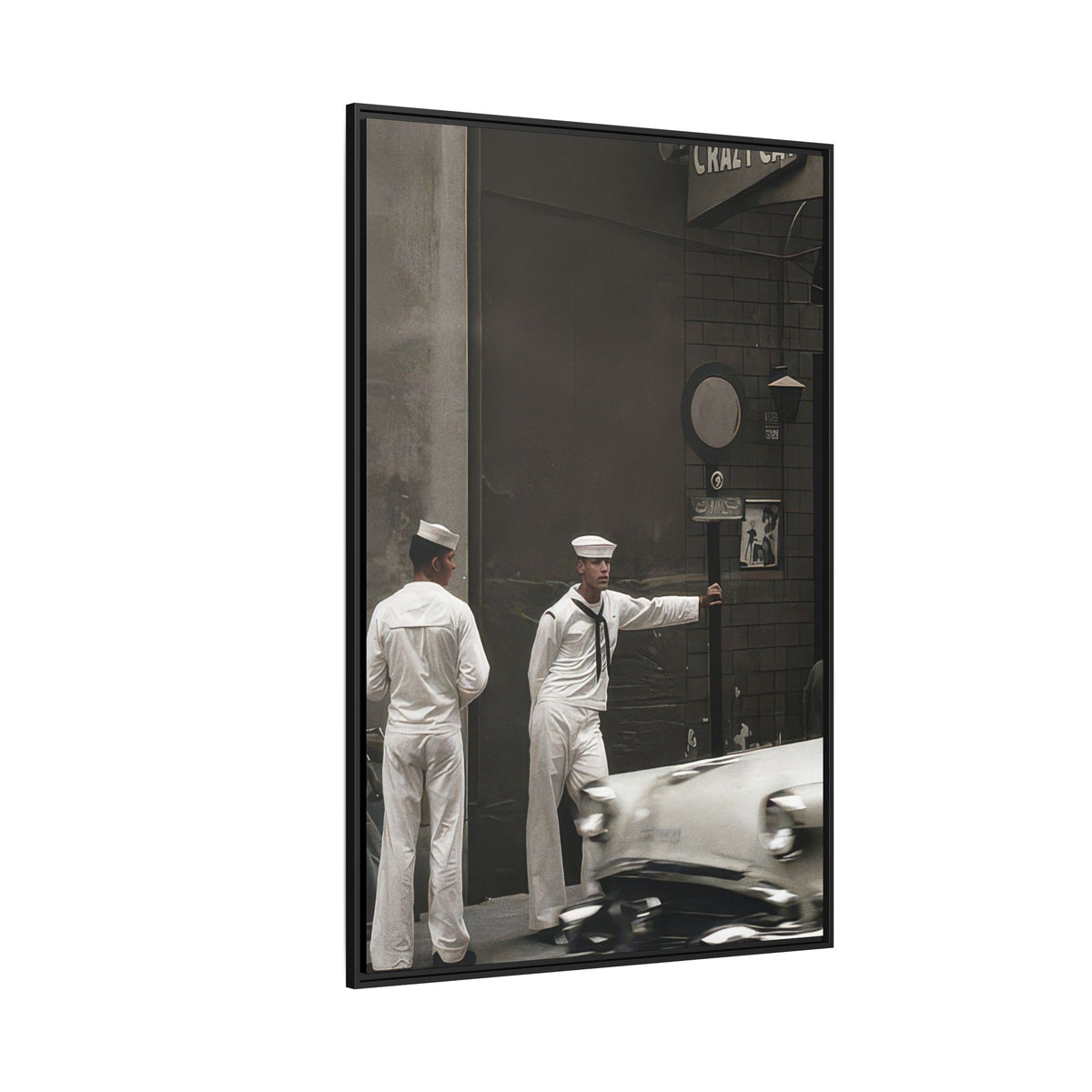 paire 151 | Framed Vintage Photo - Matte Canvas