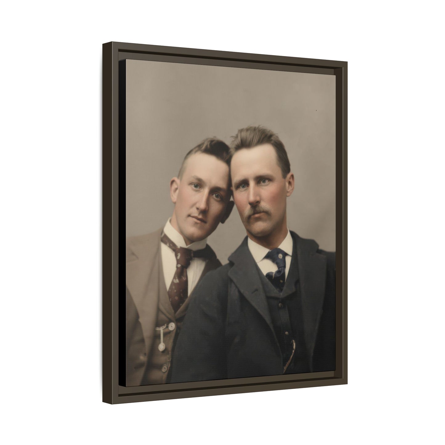 paire 121 | Framed Vintage Photo - Matte Canvas