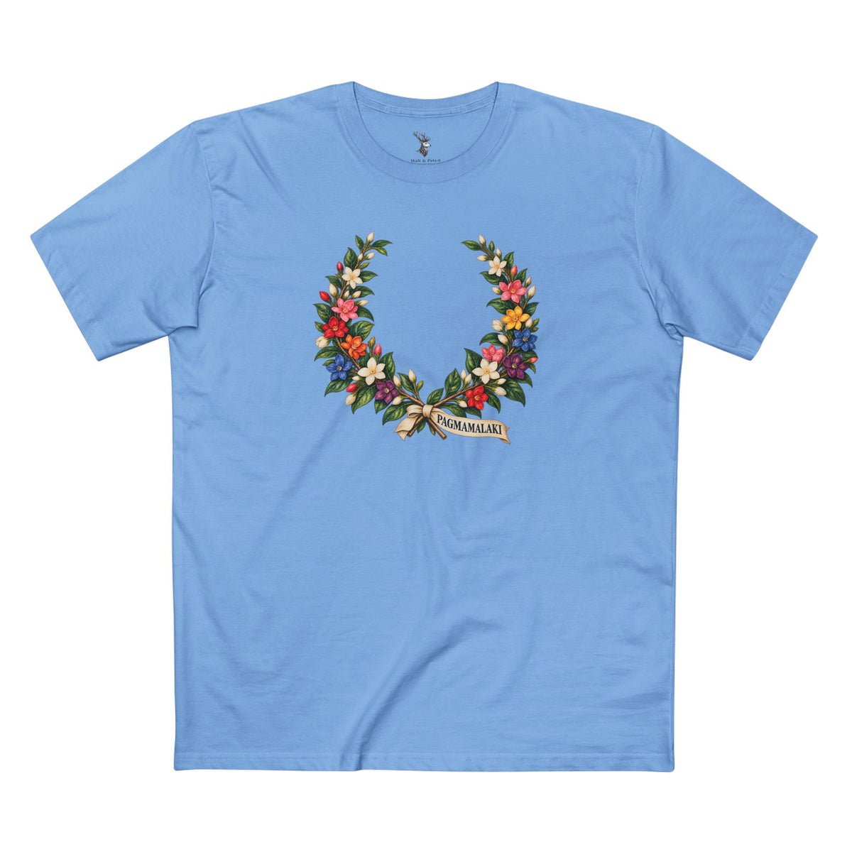 Pagmamalaki Philippine Sampaguita Laurel Wreath Pride T-Shirt