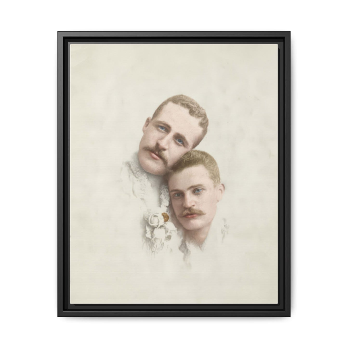 paire 081 | Framed Vintage Photo - Matte Canvas
