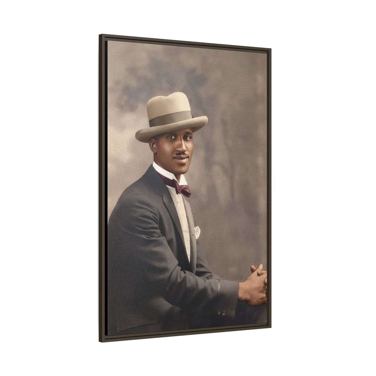 celibataire 004 | Framed Vintage Photo - Matte Canvas