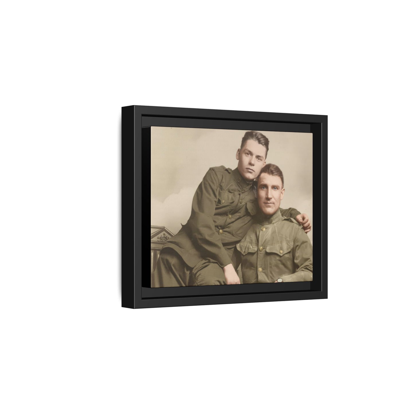 paire 026 | Framed Vintage Photo - Matte Canvas